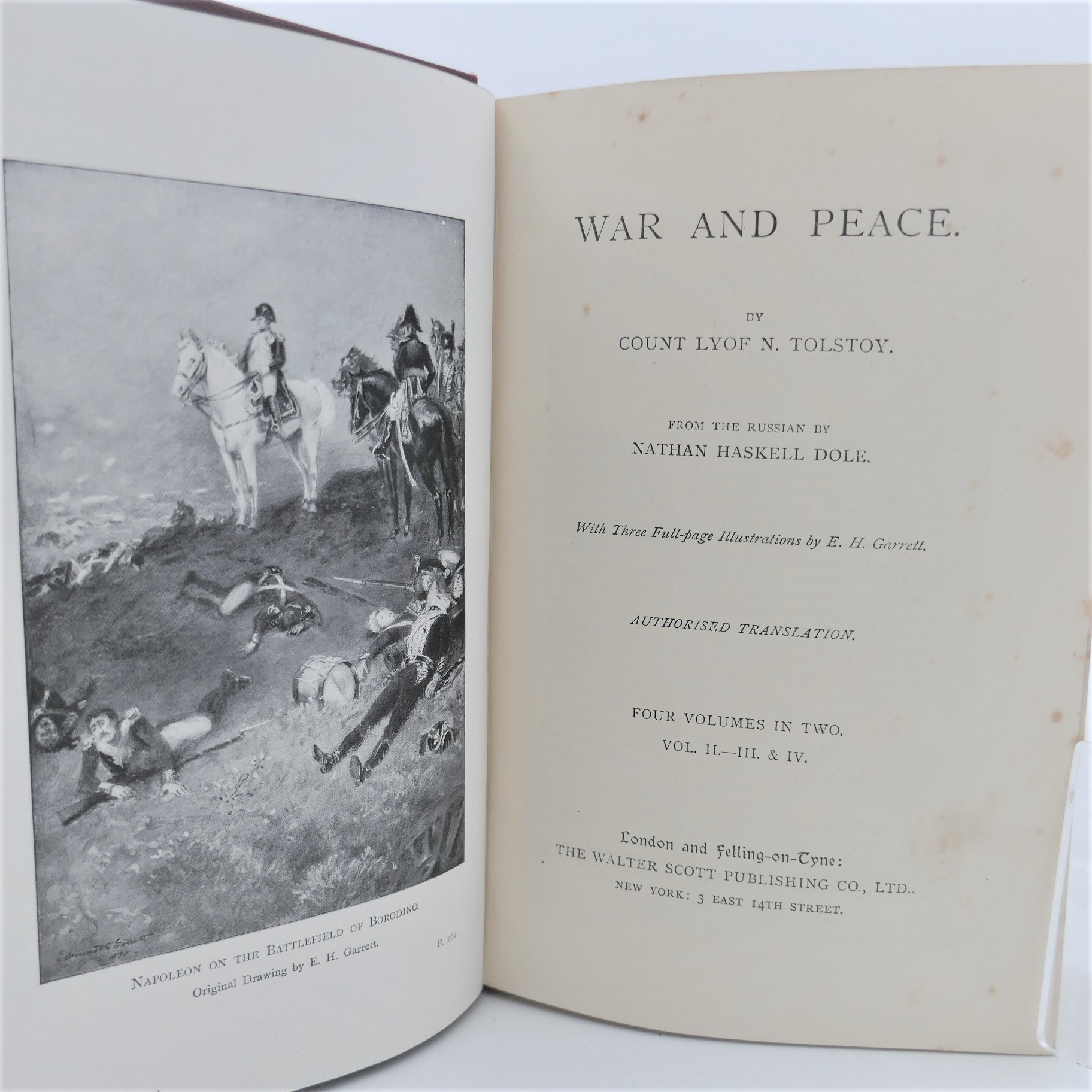 War and Peace. Translated by Nathan Haskell Dole (1900) - Image 3