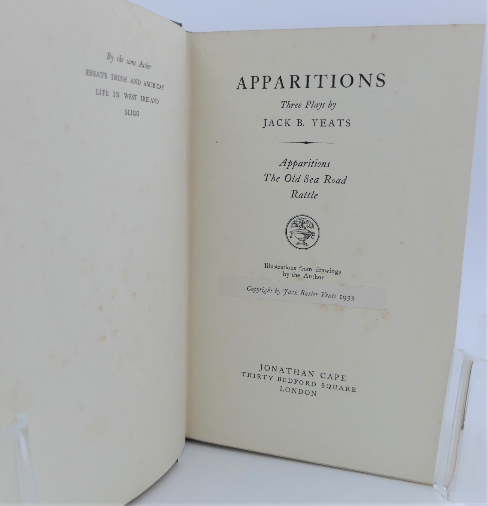 Apparitions. Three Plays (1933) - Image 2