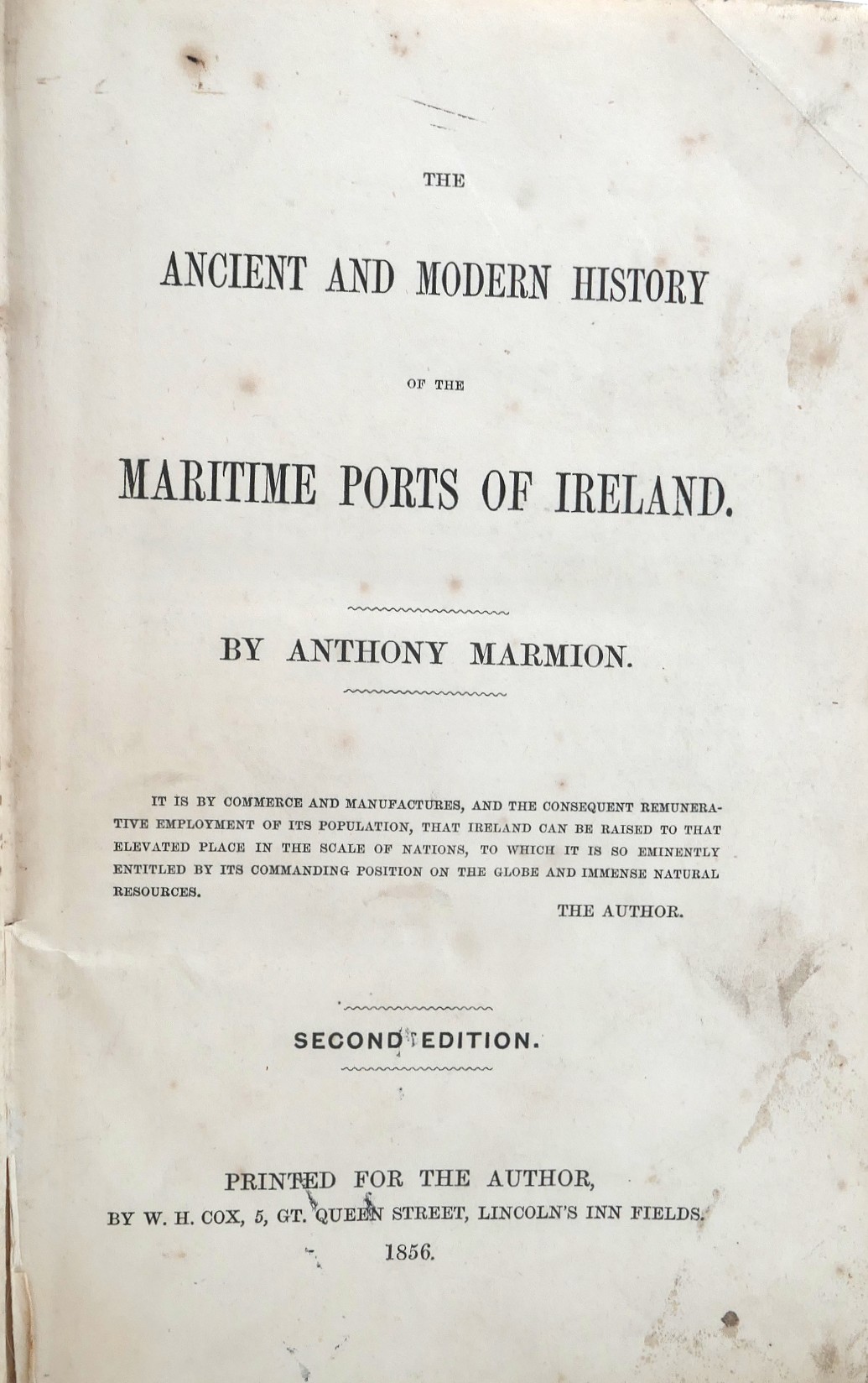 The Ancient & Modern History of The Maritime Ports of Ireland (1855) - Image 2