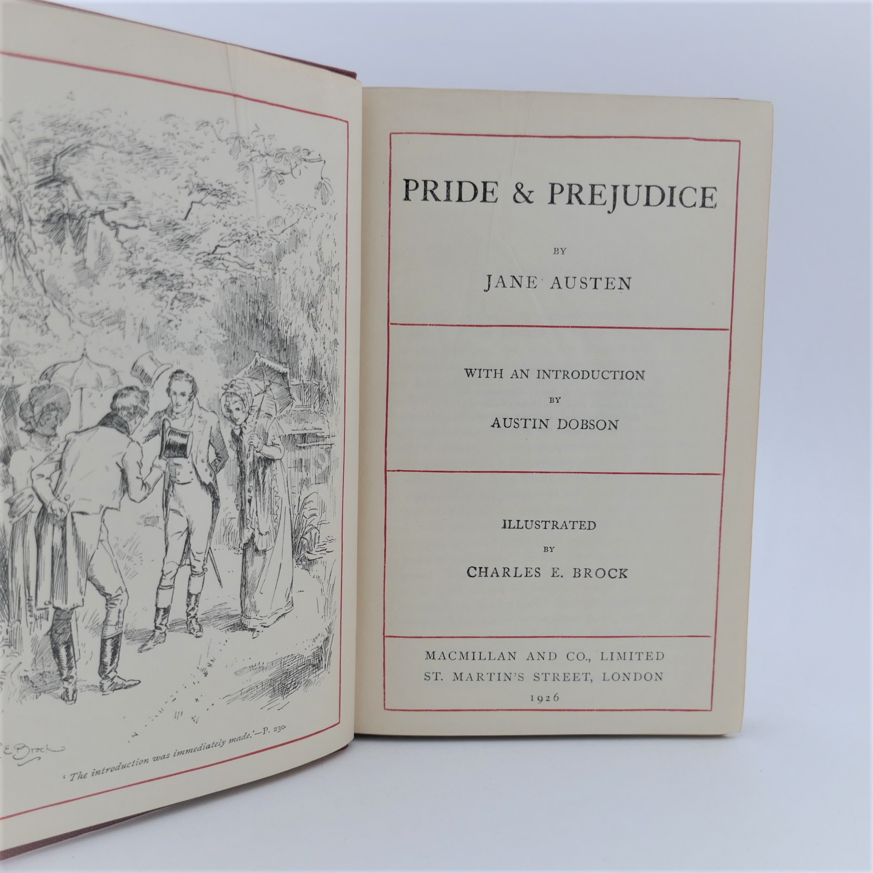 Pride and Prejudice. Illustrated by Charles E. Brock (1926) - Image 2