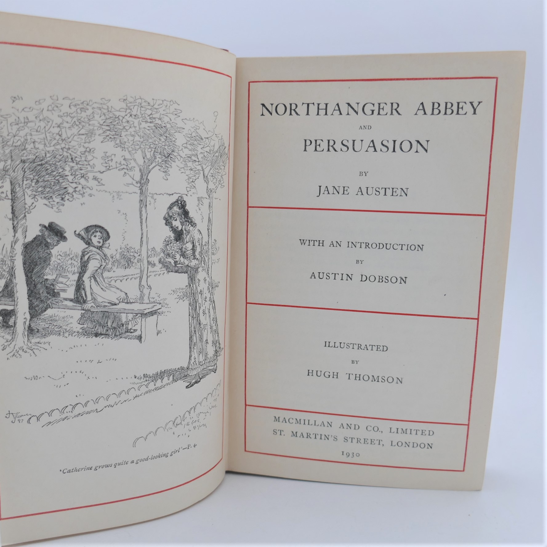 Northanger Abbey & Persuasion. Illustrated by Hugh Thomson (1930) - Image 2