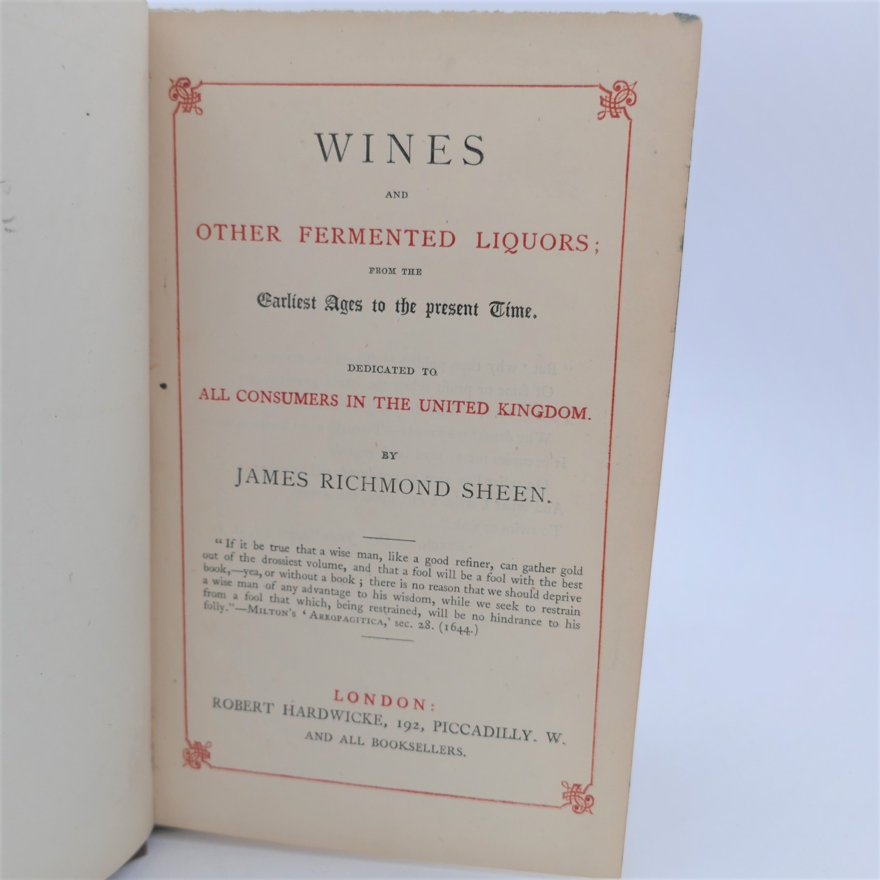 Wines and other Fermented Liquors (1864) - Image 2