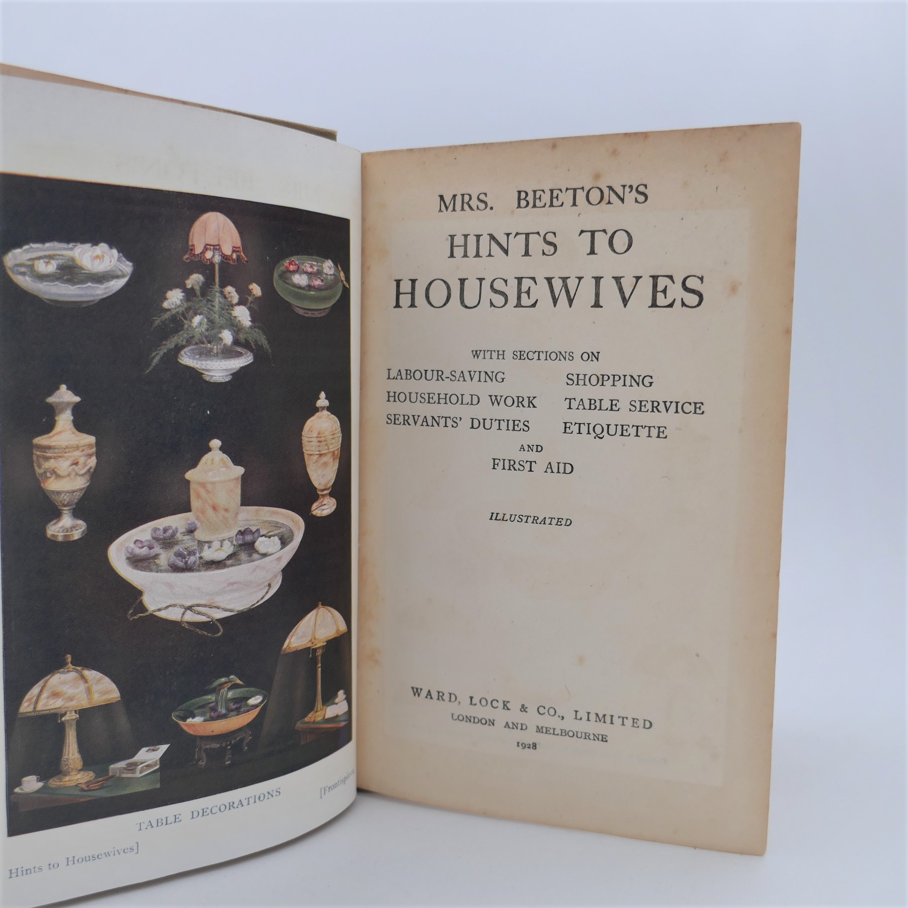 Mrs Beeton's Hints to Housewives (1928) - Image 2
