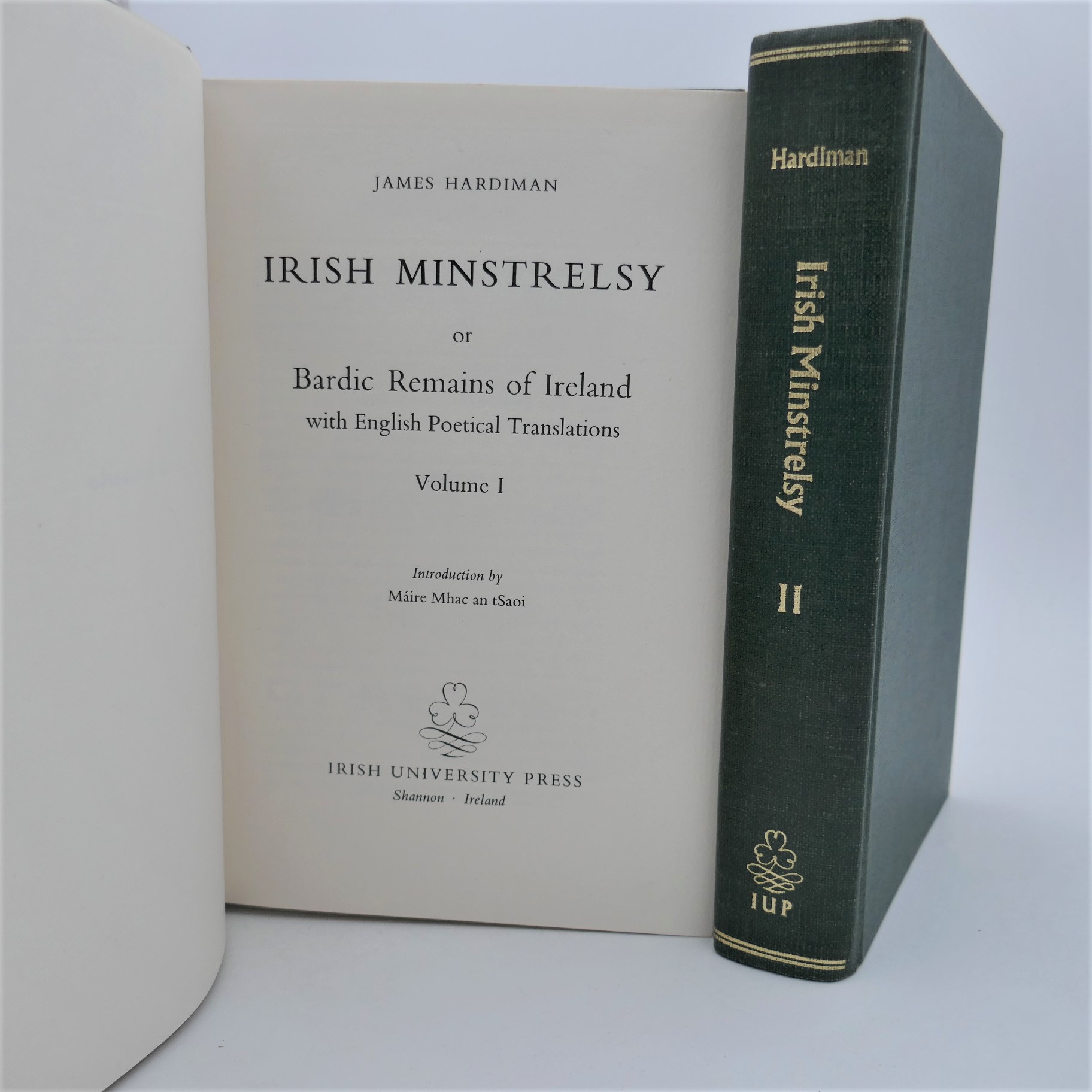 Irish Minstrelsy or Bardic Remains of Ireland. Facsimile Edition (1971) - Image 2