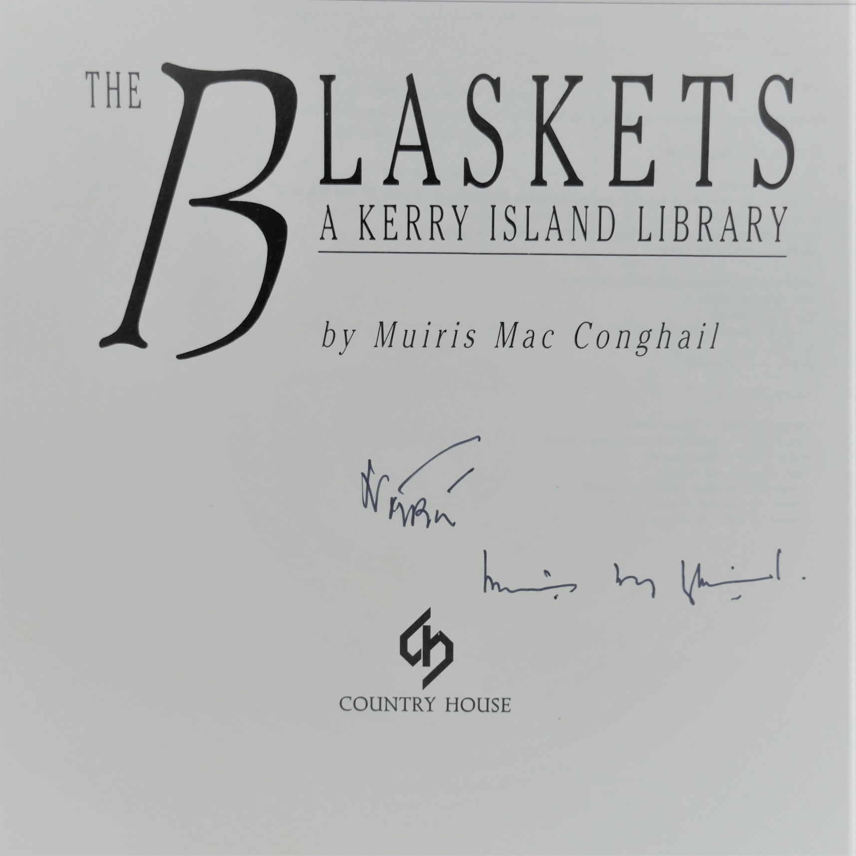 The Blaskets. A Kerry Island Library (1987) - Image 2