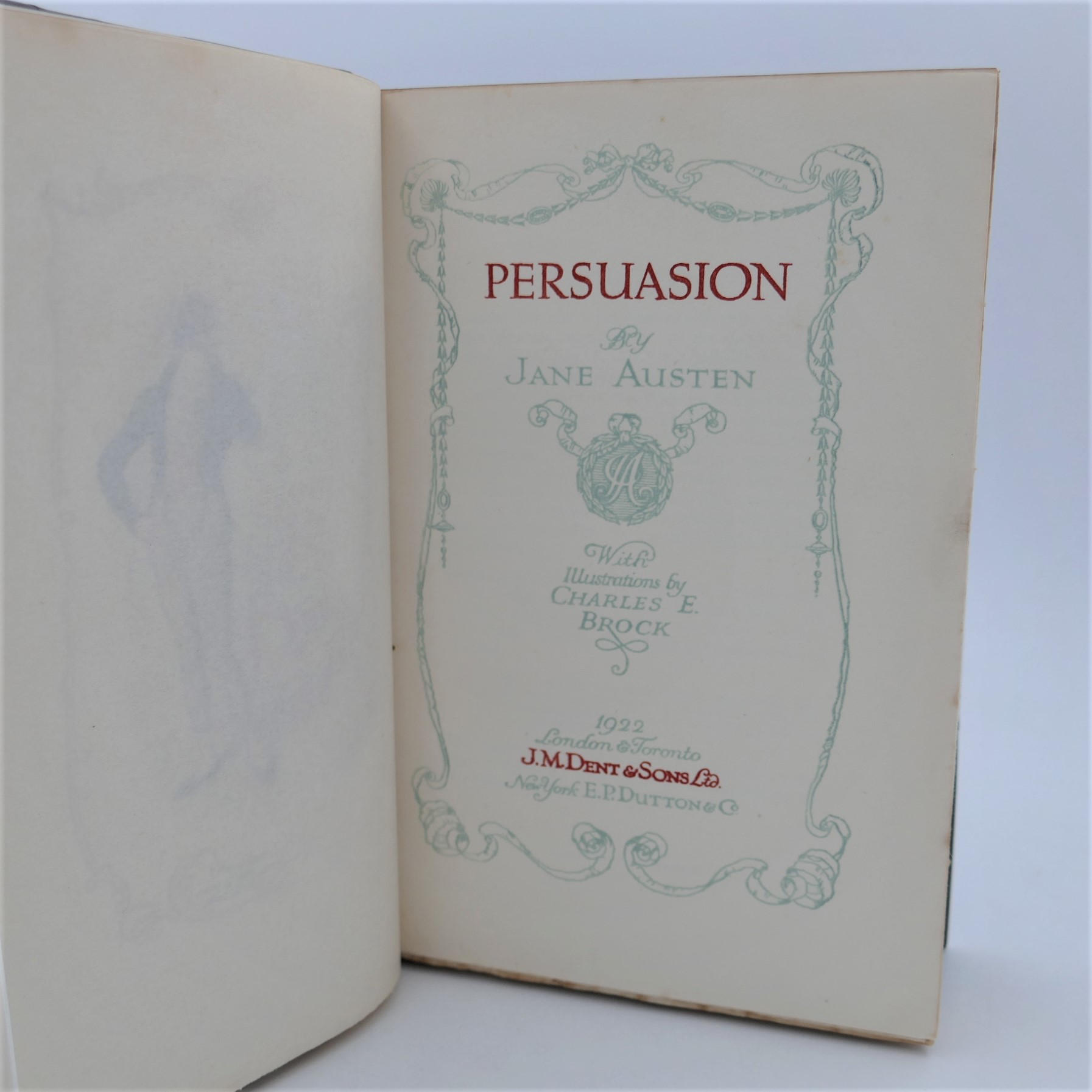 Persuasion. Illustrated by Charles Brock (1922) - Image 2