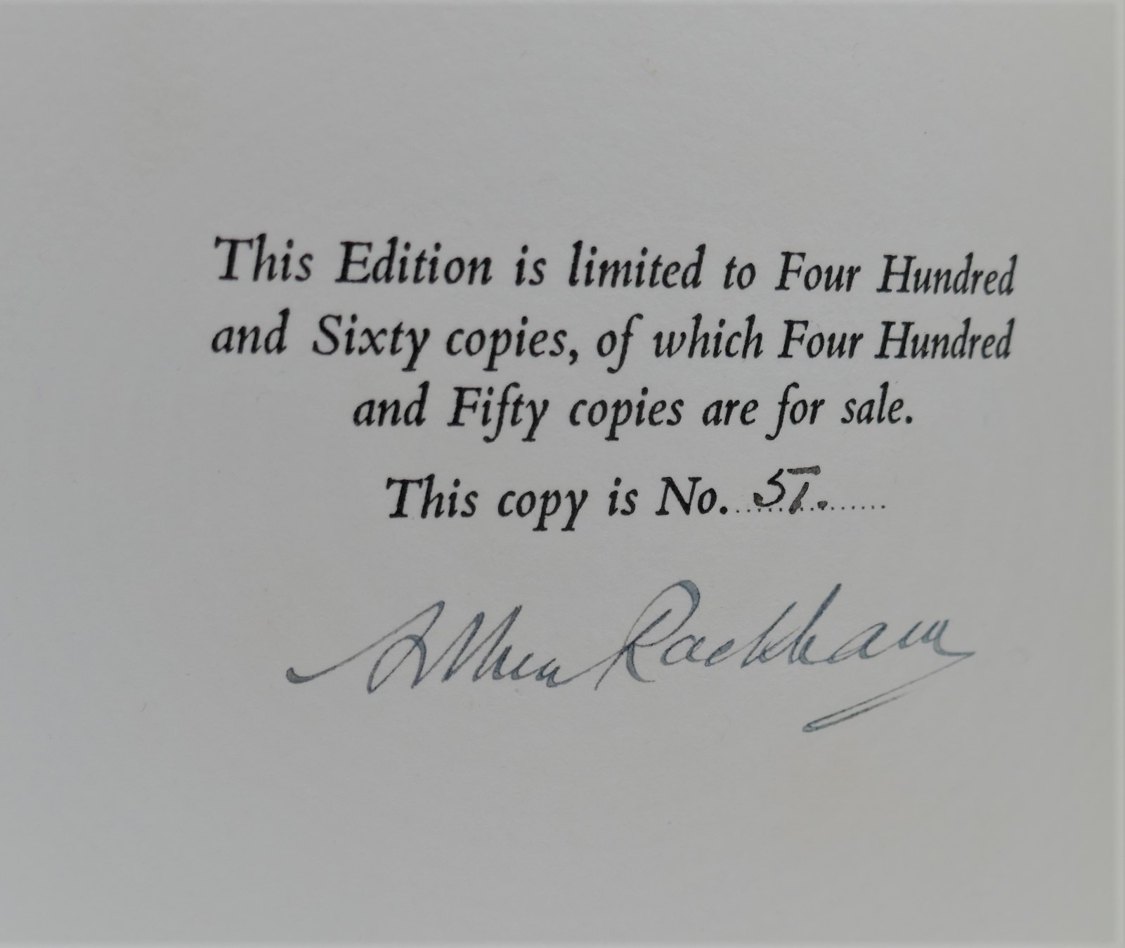 The Arthur Rackham Fairy Book. Limited Signed Edition (1933) - Image 4