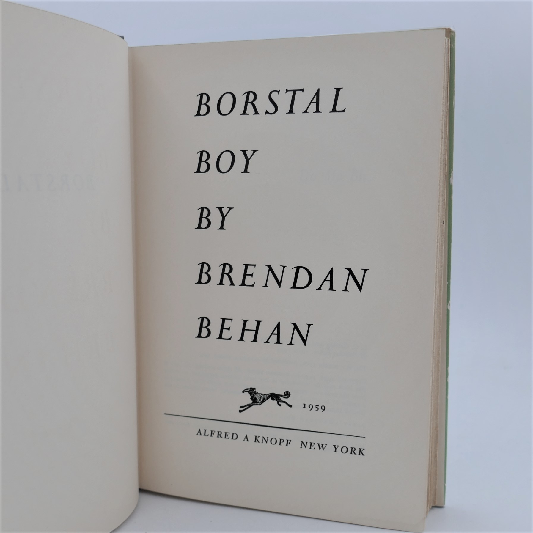 Borstal Boy. Presentation Copy (1959) - Image 3