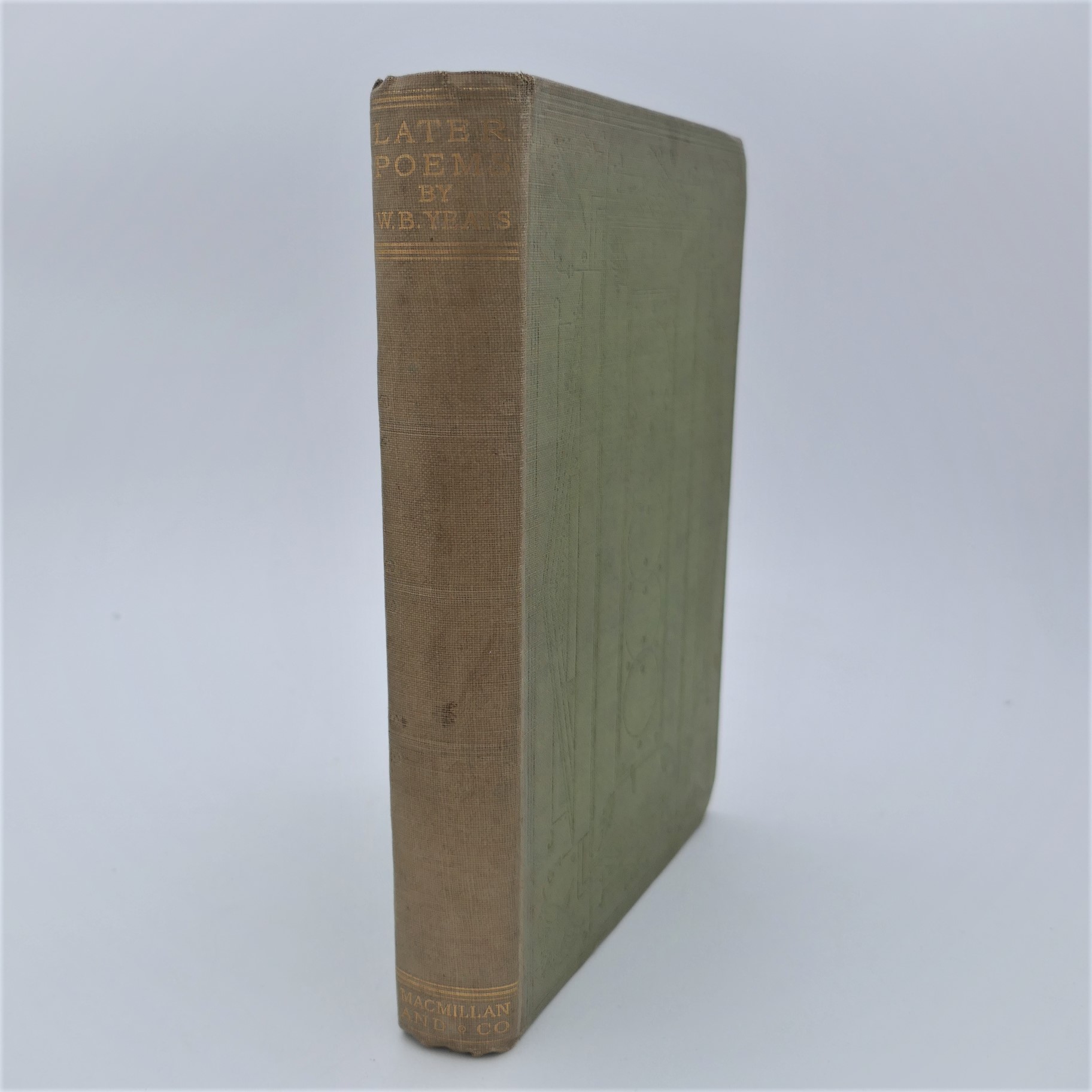 Later Poems. First Edition (1922)