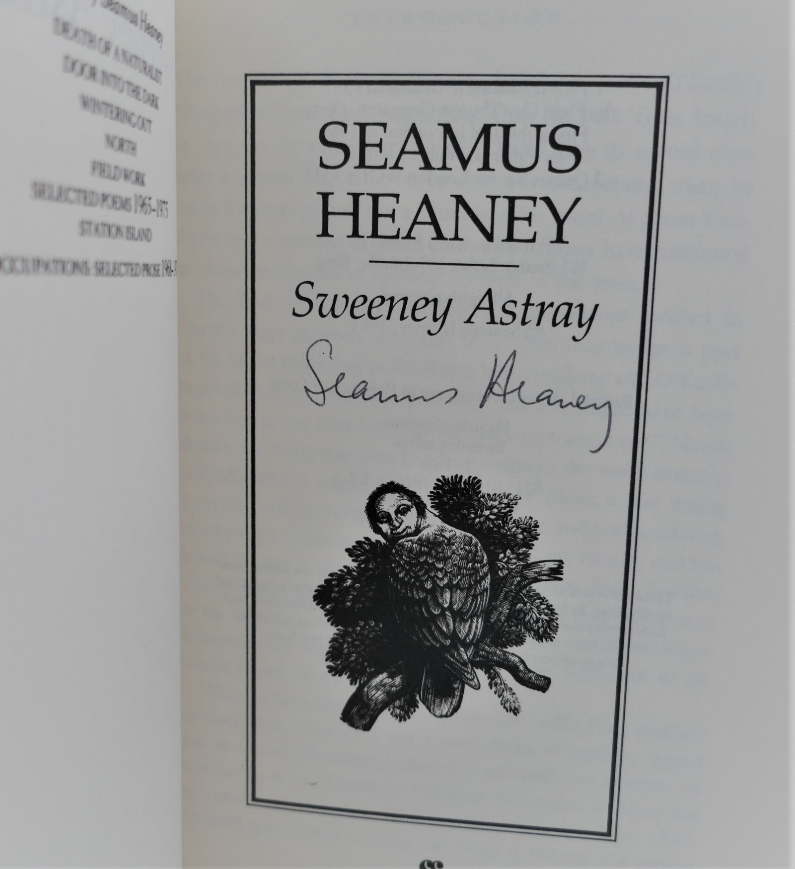 Sweeney Astray. Signed Copy (1984) - Image 2