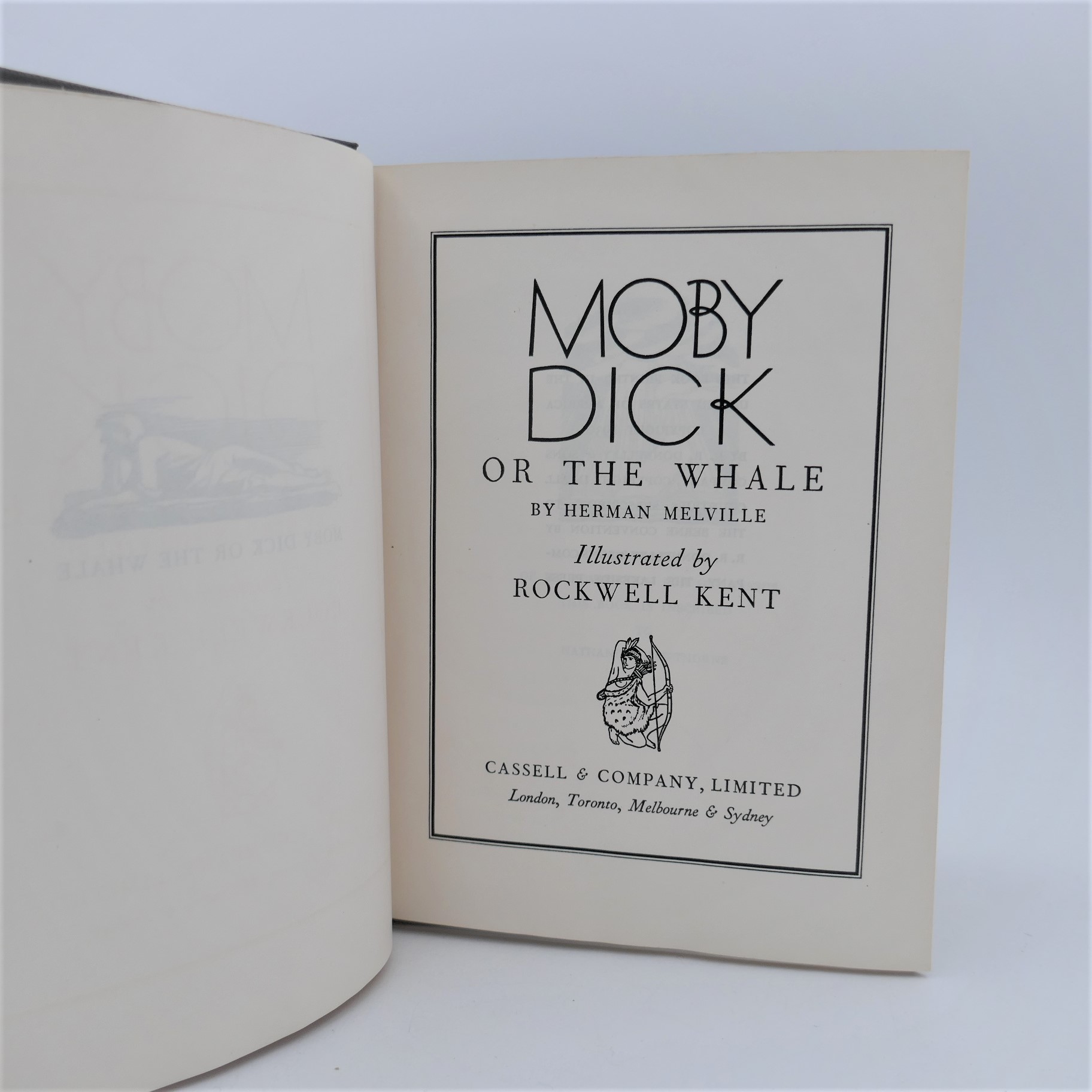 Moby Dick Or The Whale. Illustrated by Rockwell Kent (1930) - Image 2