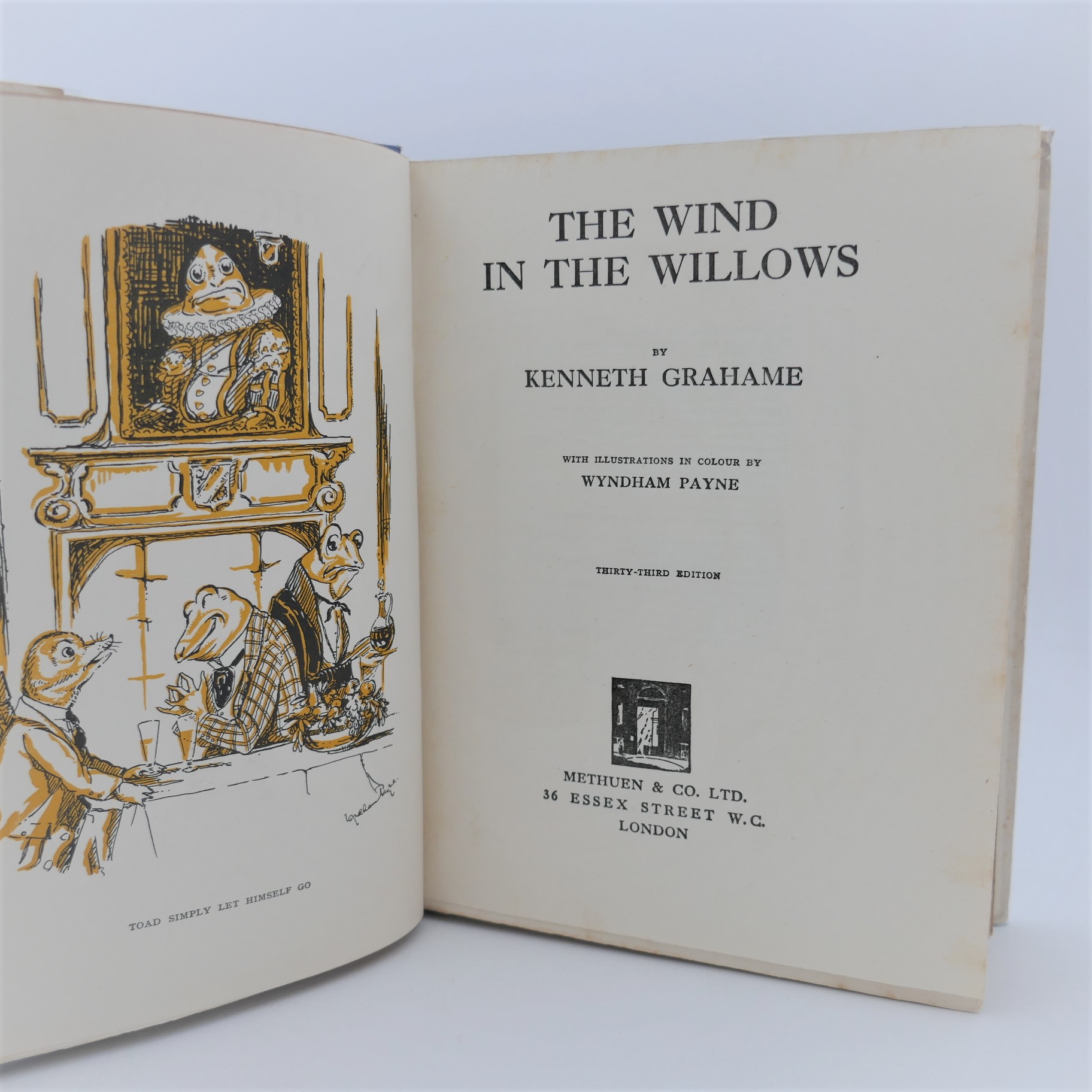 The Wind in the Willows. Illustrated by Wyndham Payne (1930) - Image 3