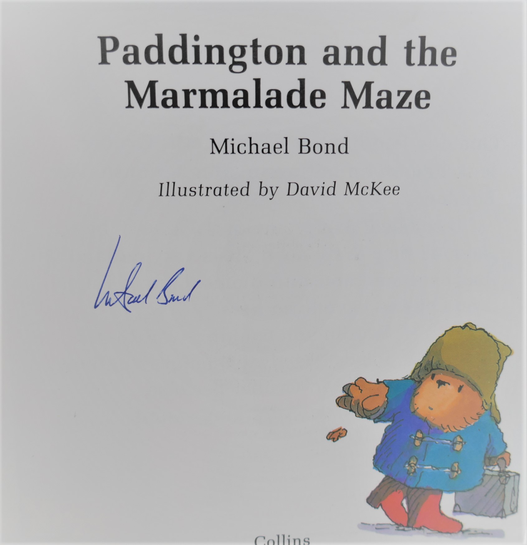 Paddington and the Marmalade Maze. Signed by the Author (1987) - Image 2