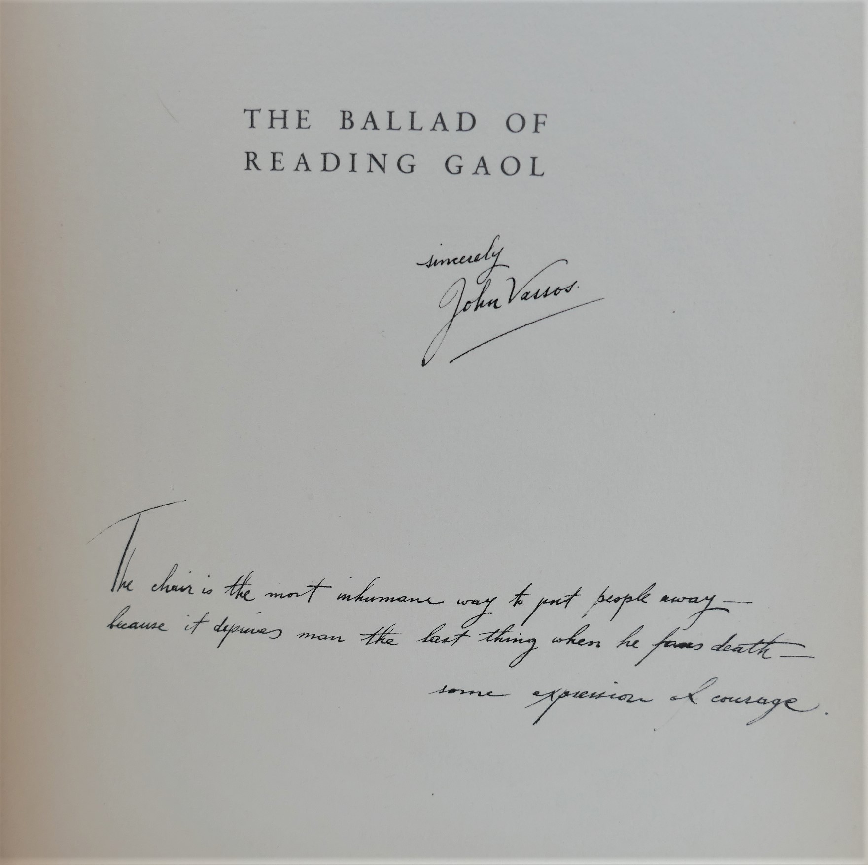 The Ballad of Reading Gaol. Illustrated by John Vassos (1928) - Image 6