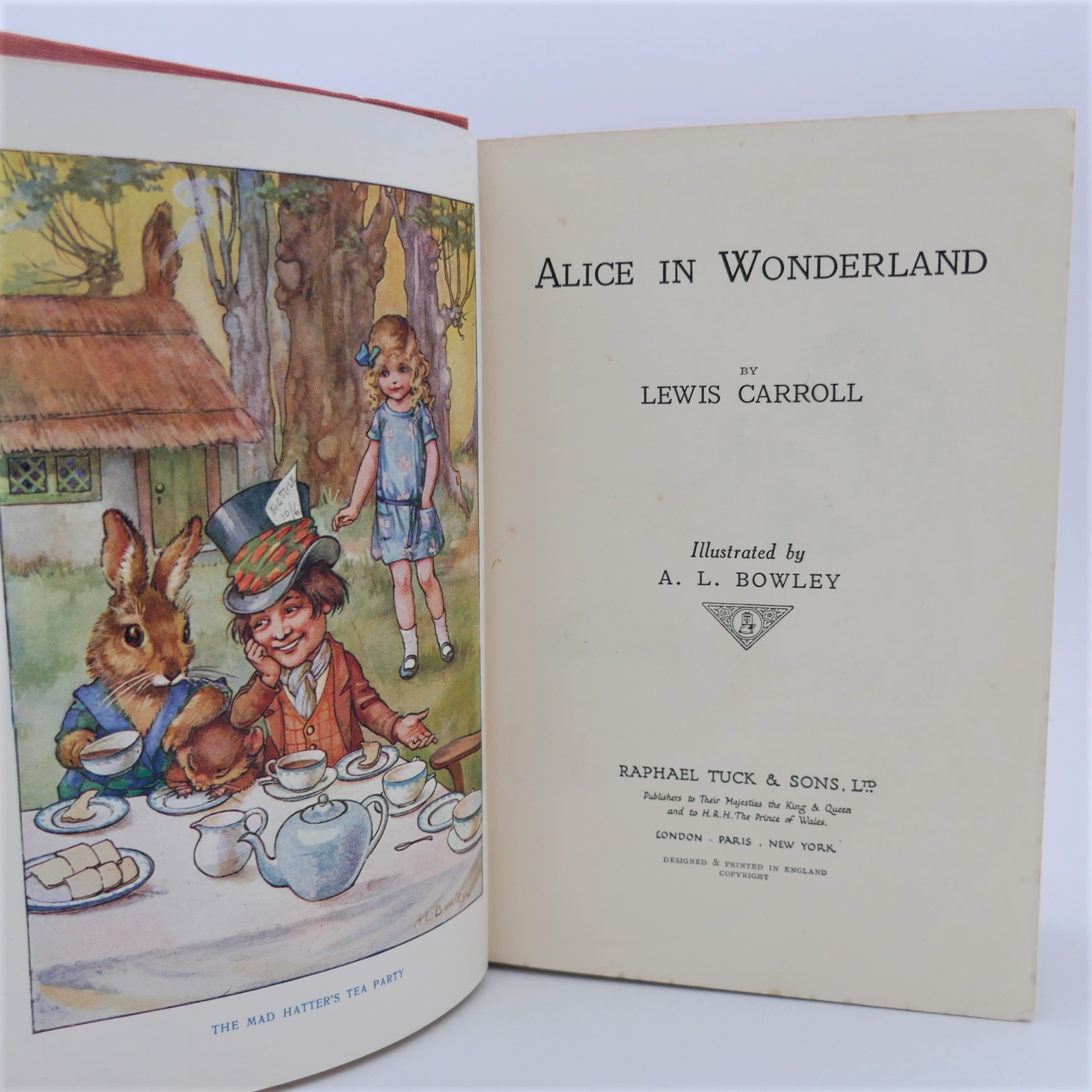Alice in Wonderland. Illustrated by A.L. Bowley (1930) - Image 2