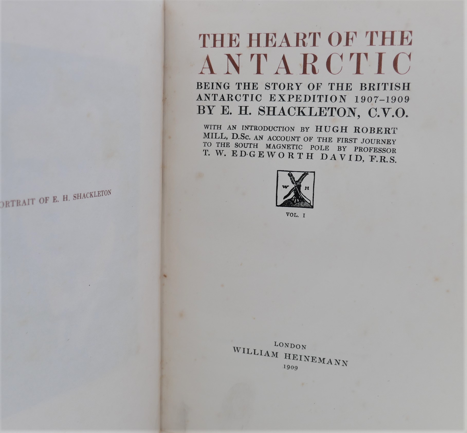 The Heart of the Antarctic. Two Volumes. First Edition (1909) - Image 3