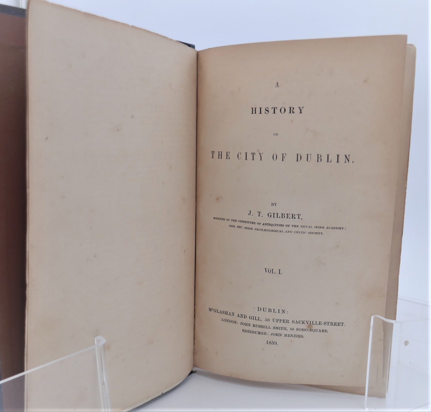 A History of The City of Dublin. In Three Volumes (1859) - Image 4