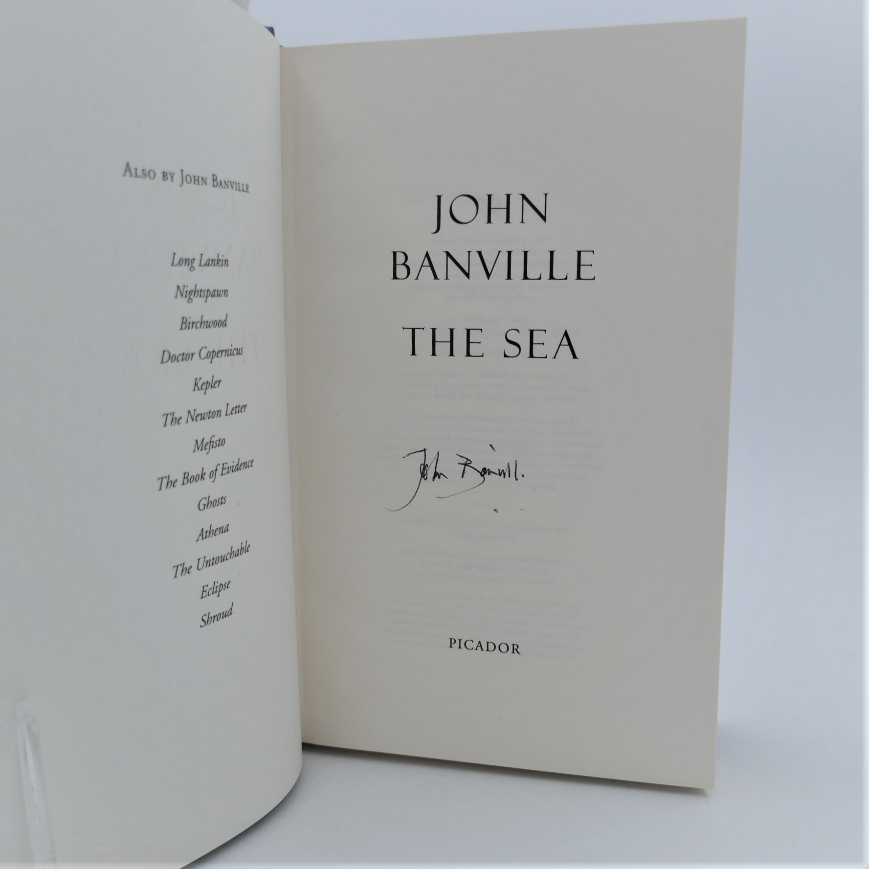 The Sea. With Publisher's Proof Copy (2005) - Image 3