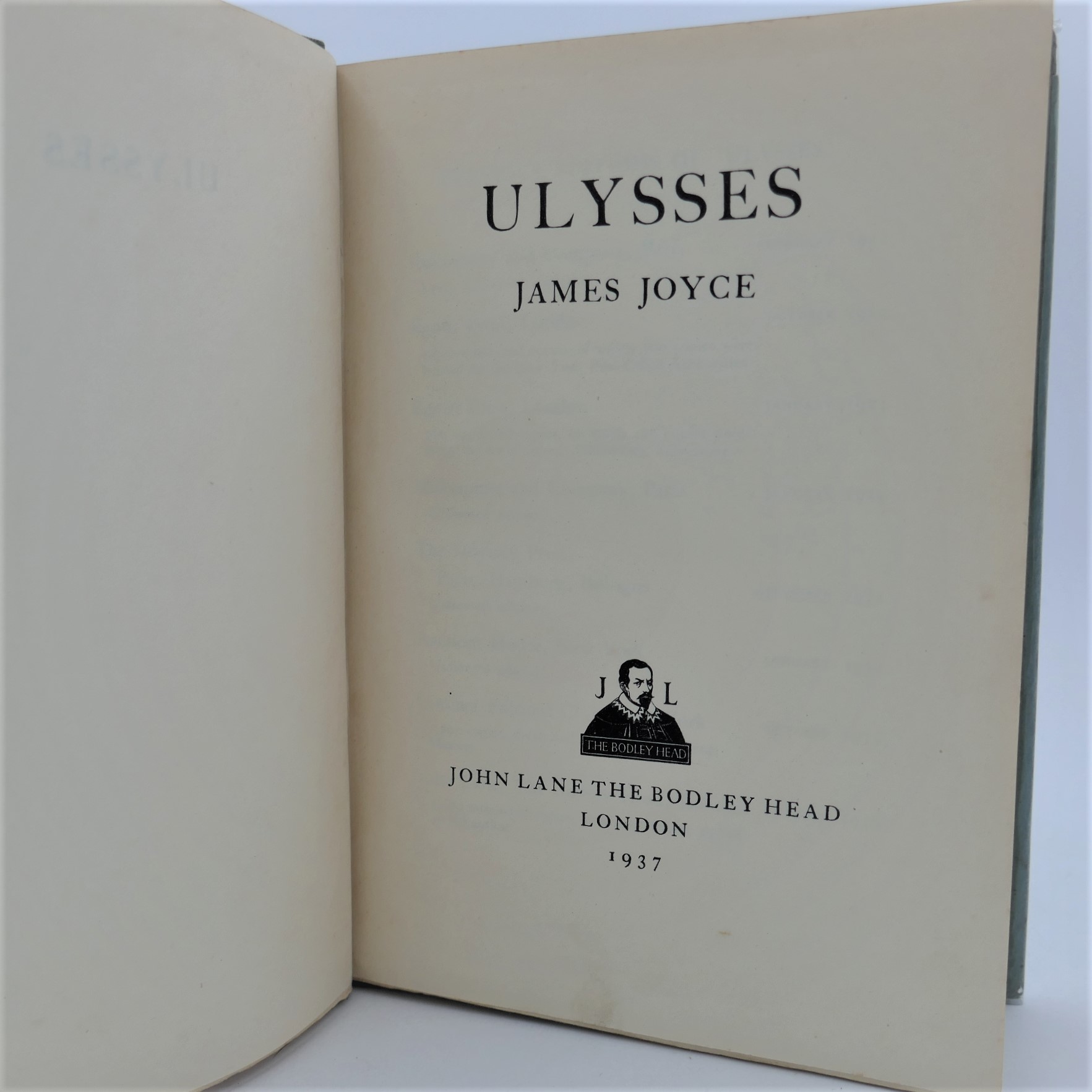 Ulysses. Bodley Head - First UK Edition (1937) - Image 2