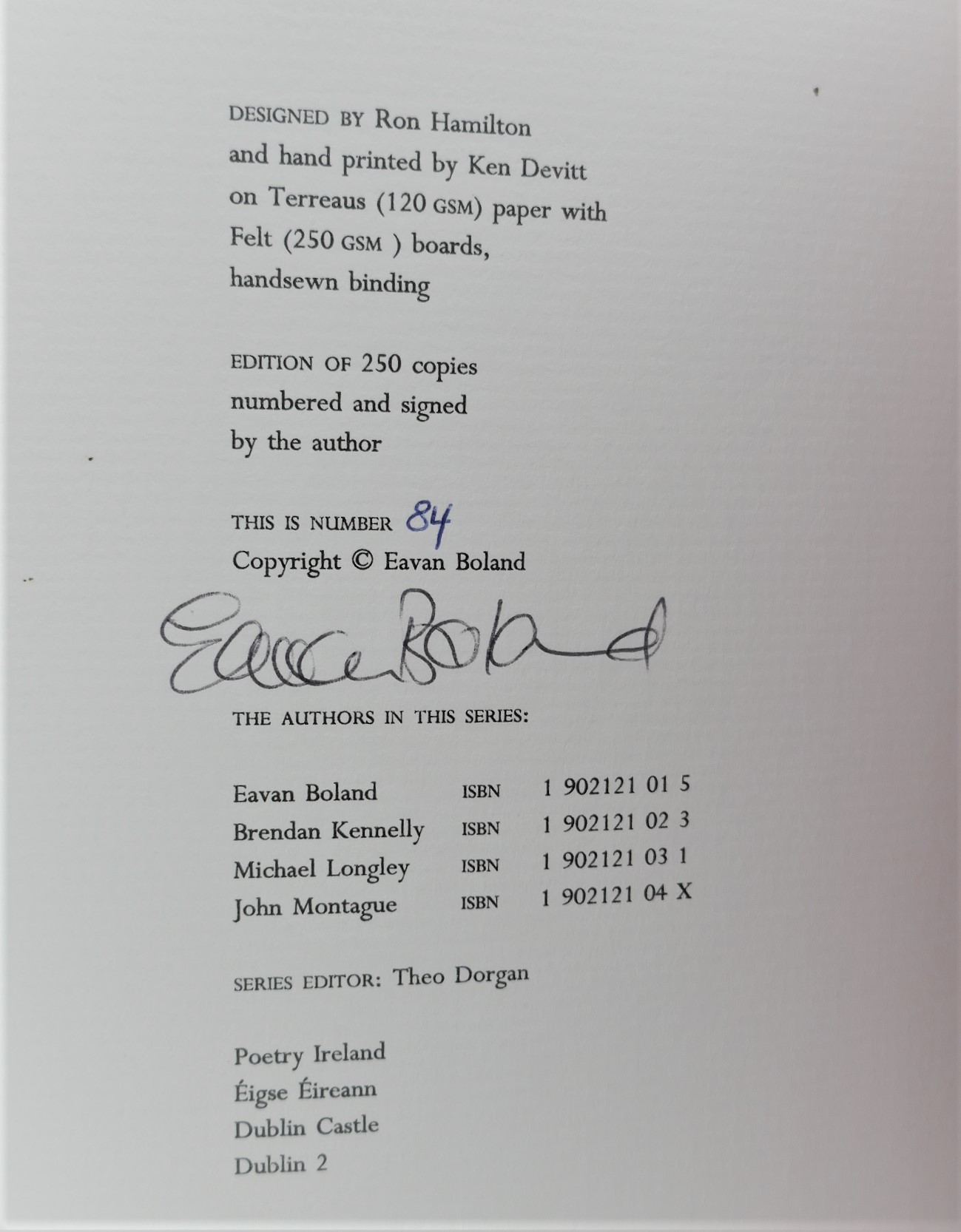 Anna Liffey. Limited Signed Edition (1977) - Image 3