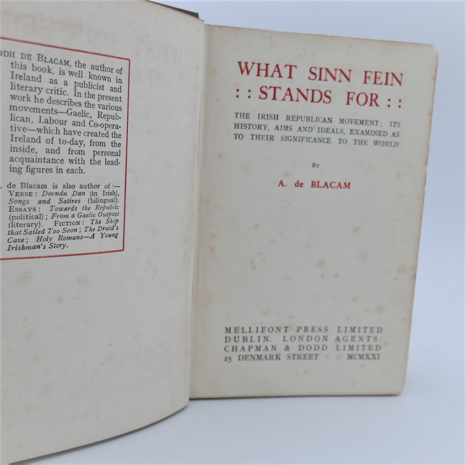 What Sinn Fein Stands For (1921) - Image 2
