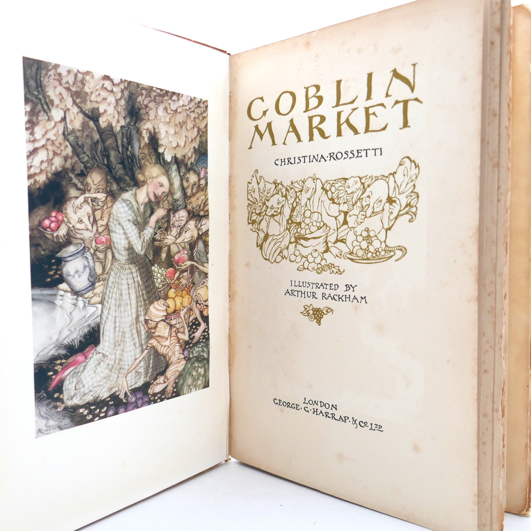 Goblin Market. Illustrated by Arthur Rackham (1933) - Image 3