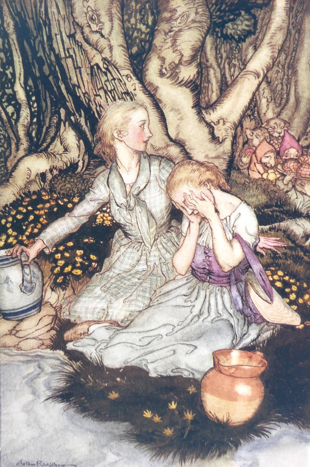 Goblin Market. Illustrated by Arthur Rackham (1933) - Image 4