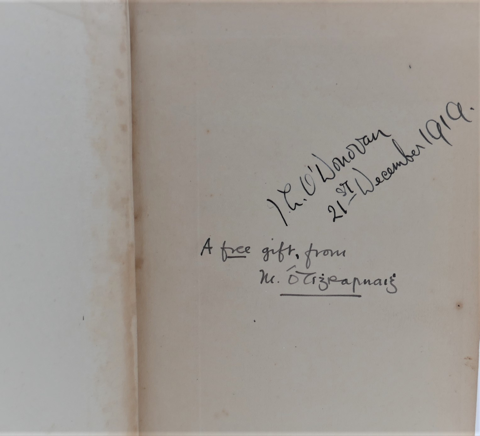 Education in a Free Ireland. Signed Copy (1920) - Image 2