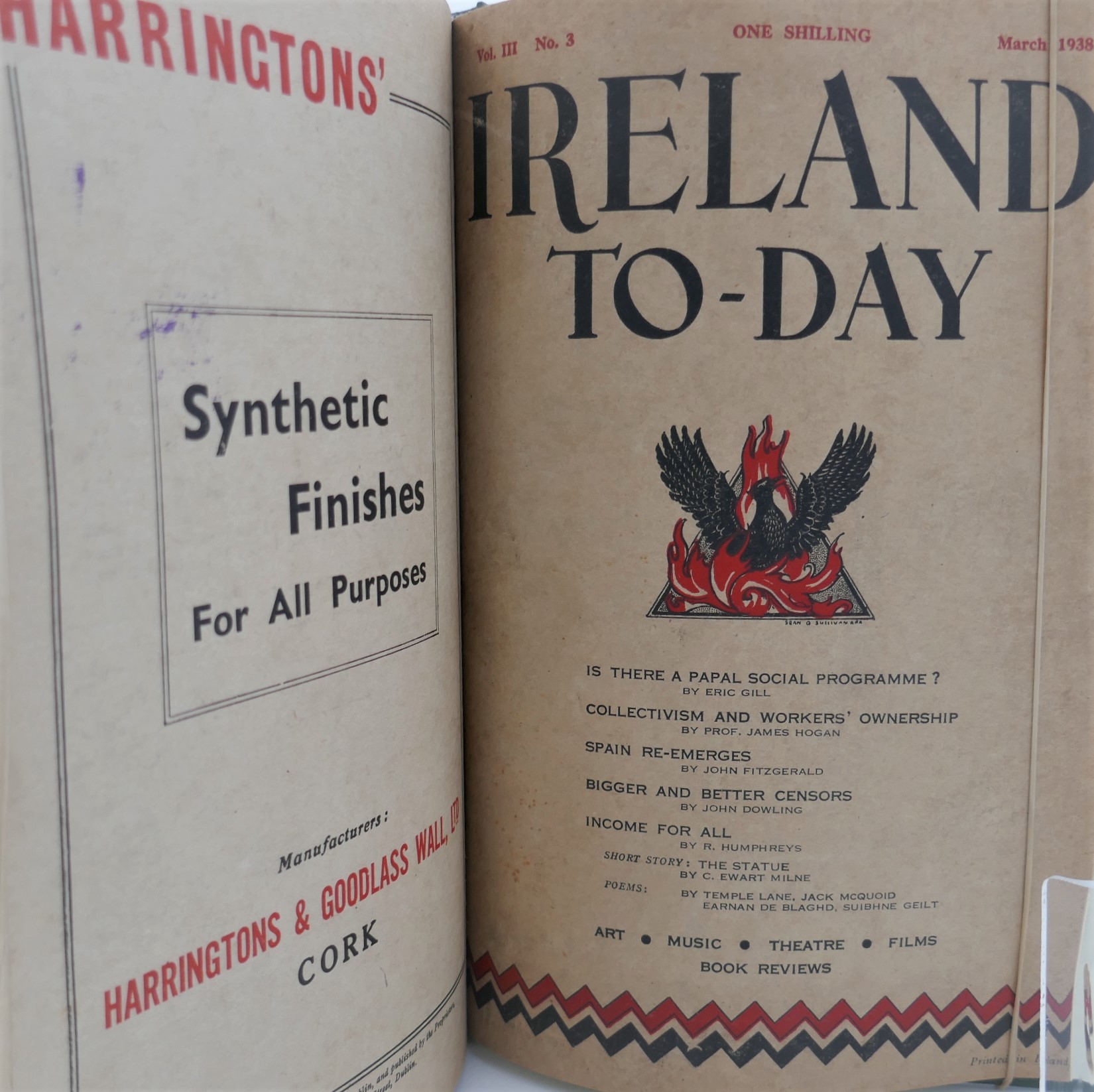 Ireland To-Day. Complete Run (June 1936-March 1938) - Image 5