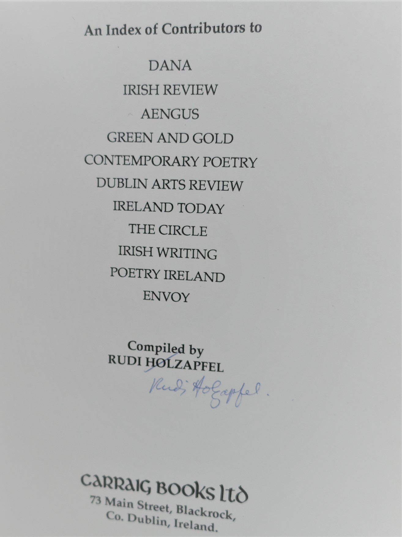 Author Index 3. A Bibliographical Checklist (1985) - Image 2