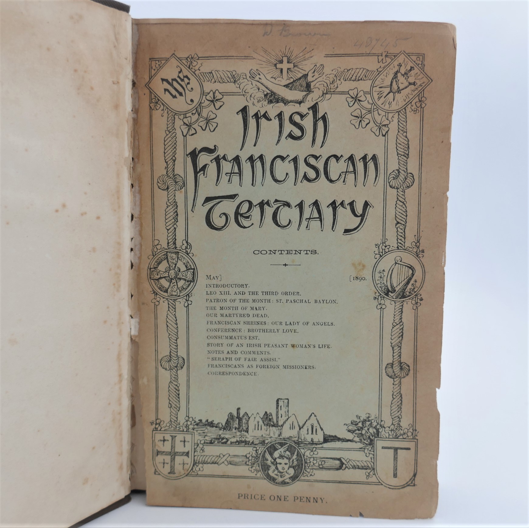 Irish Franciscan Tertiary: A Monthly Journal (1890-91) - Image 2