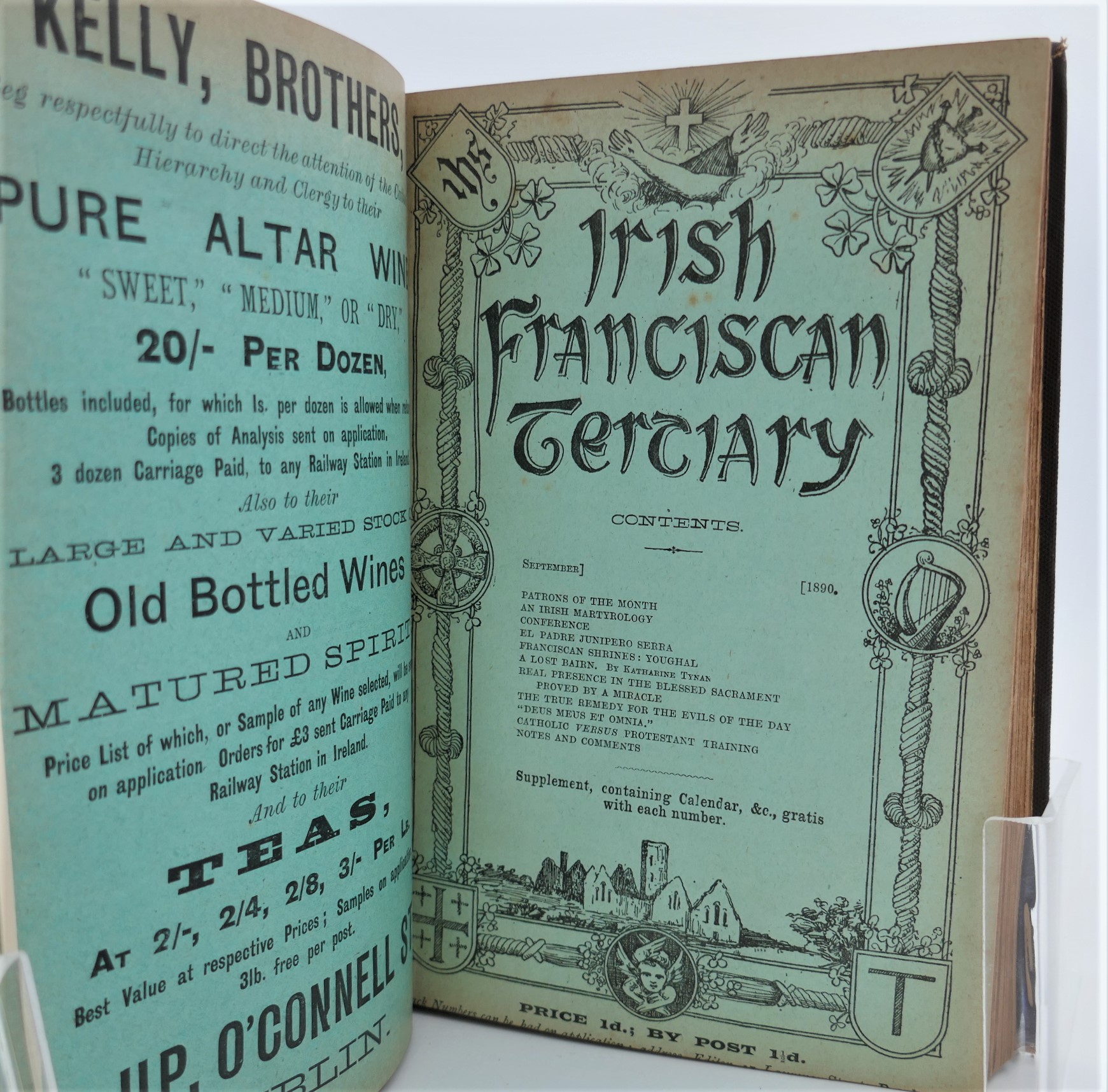 Irish Franciscan Tertiary: A Monthly Journal (1890-91) - Image 5