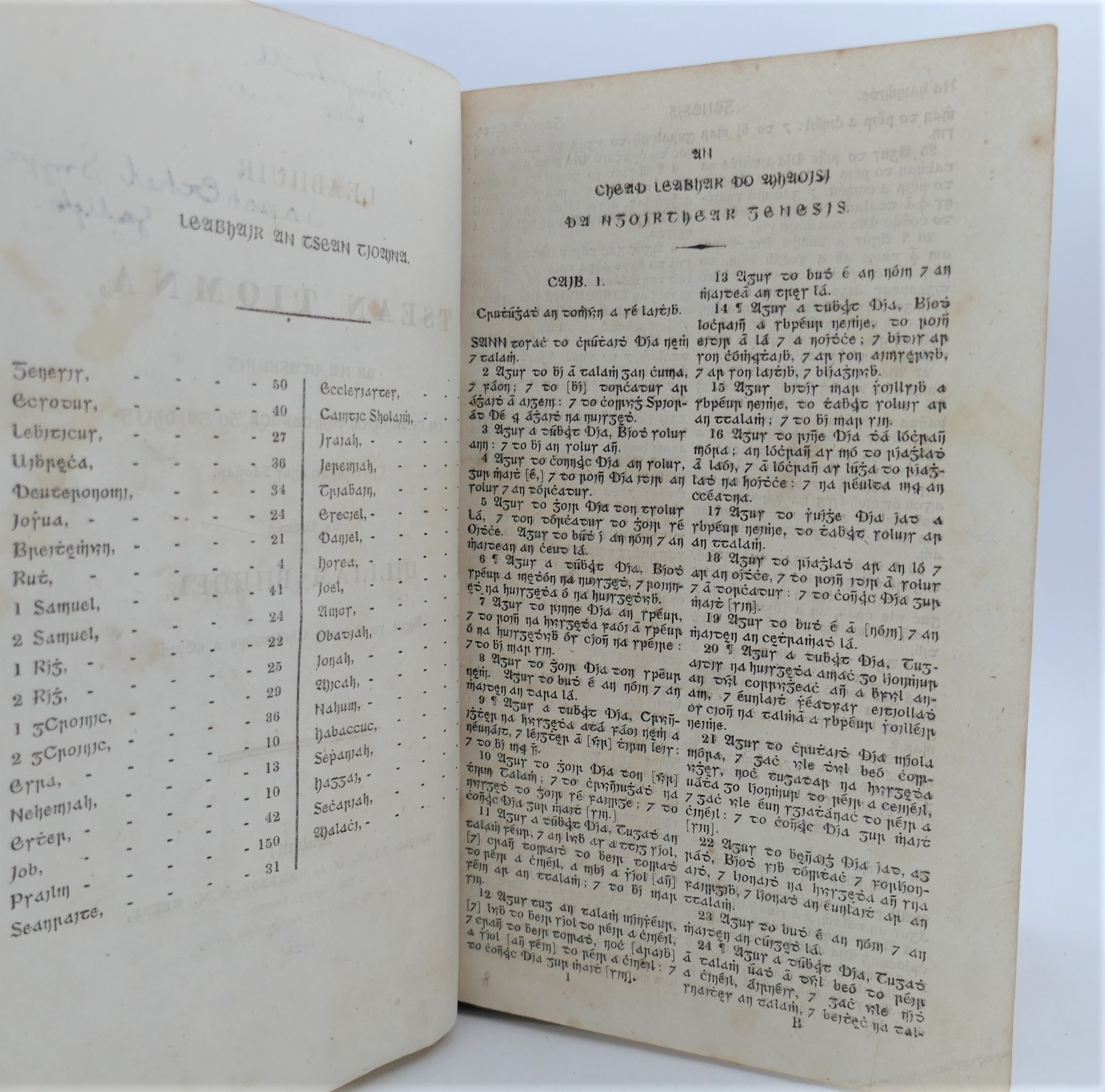 Leabhuir an tSean Tiomna; An Tiomna Nuadh (1827) - Image 4