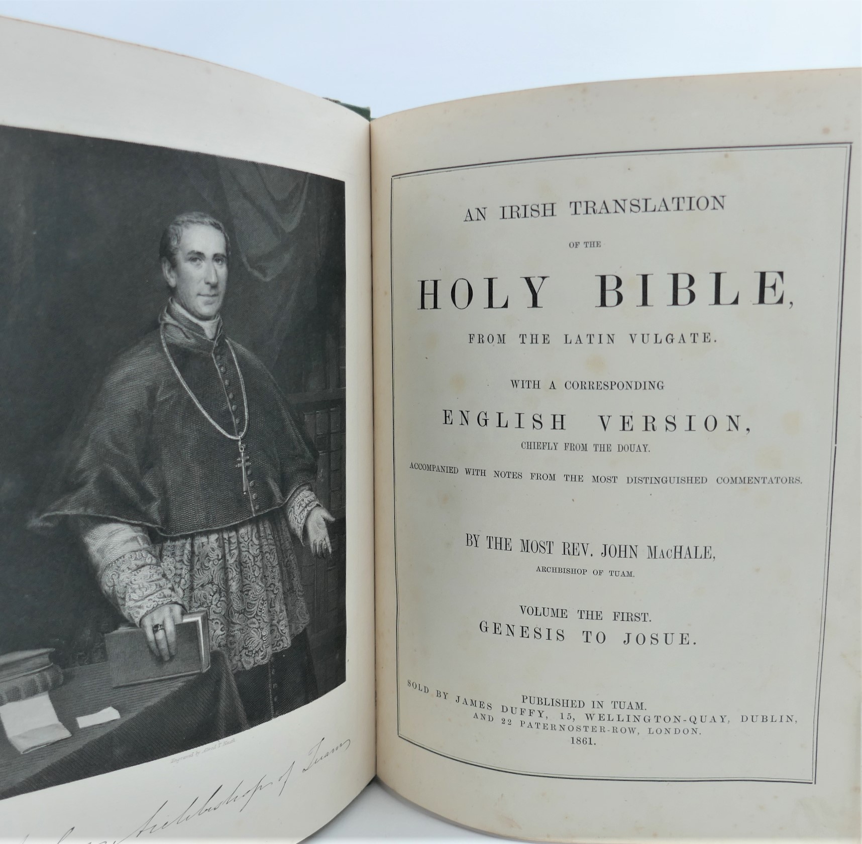 An Irish Translation of the Holy Bible from the Latin Vulgate (1861) - Image 2