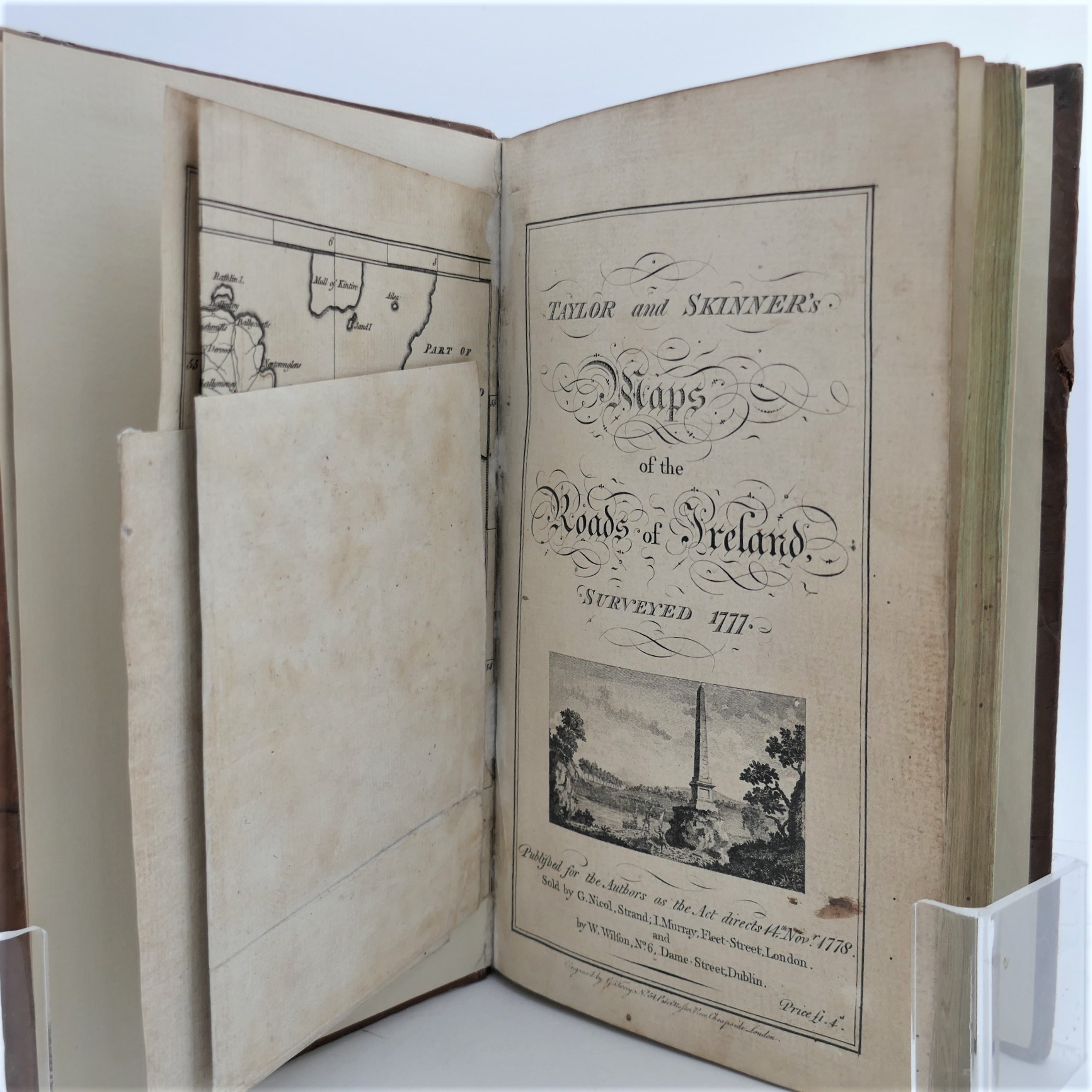 Taylor and Skinner's Maps of the Roads of Ireland. First Edition (1778) - Image 2