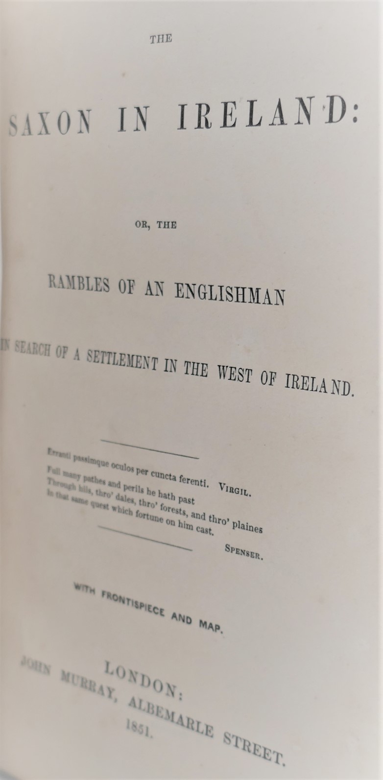 The Saxon in Ireland. Rambles of an Englishman In The West of Ireland (1851) - Image 2