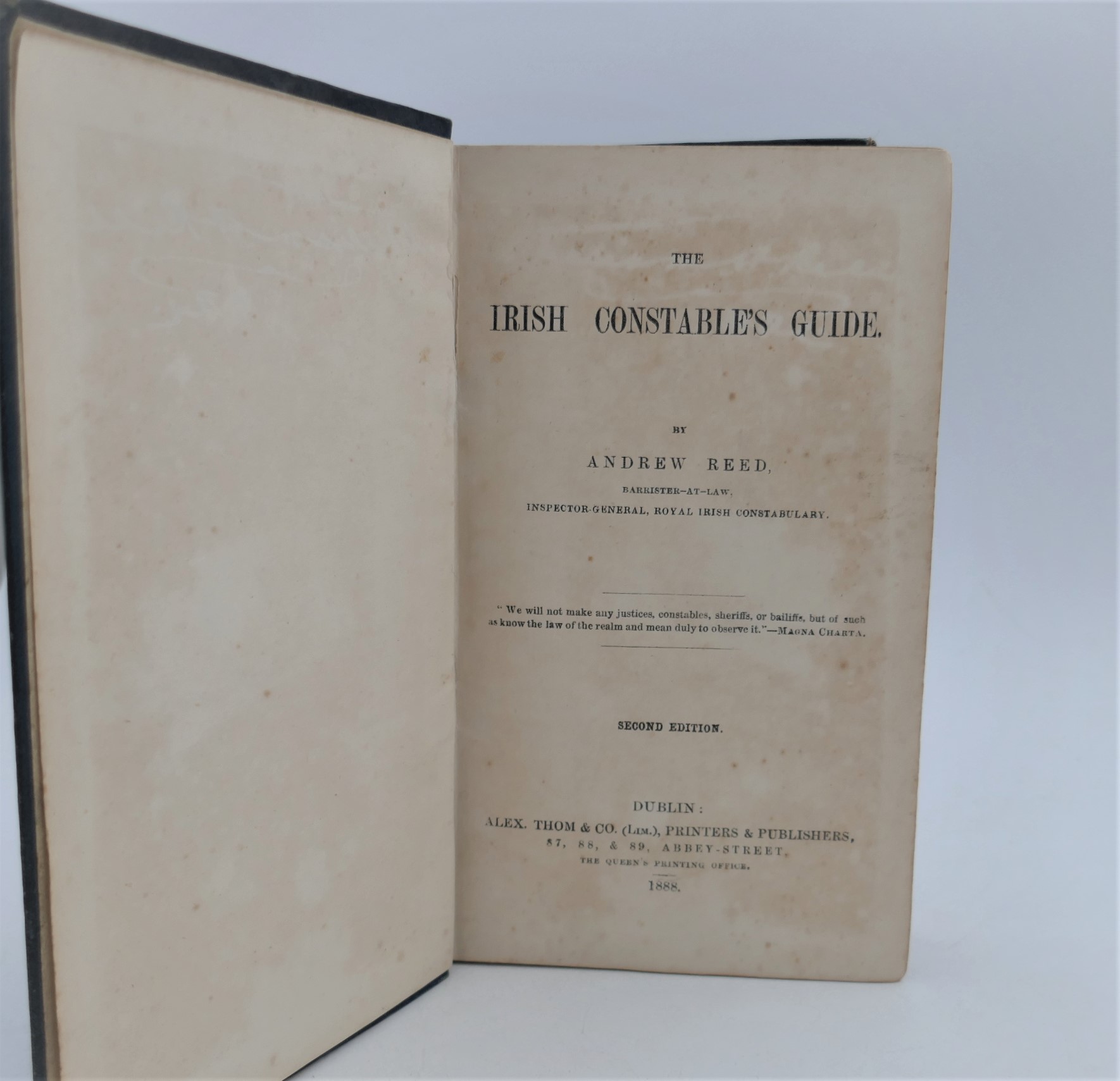 The Irish Constable's Guide. Second Edition (1888) - Image 2