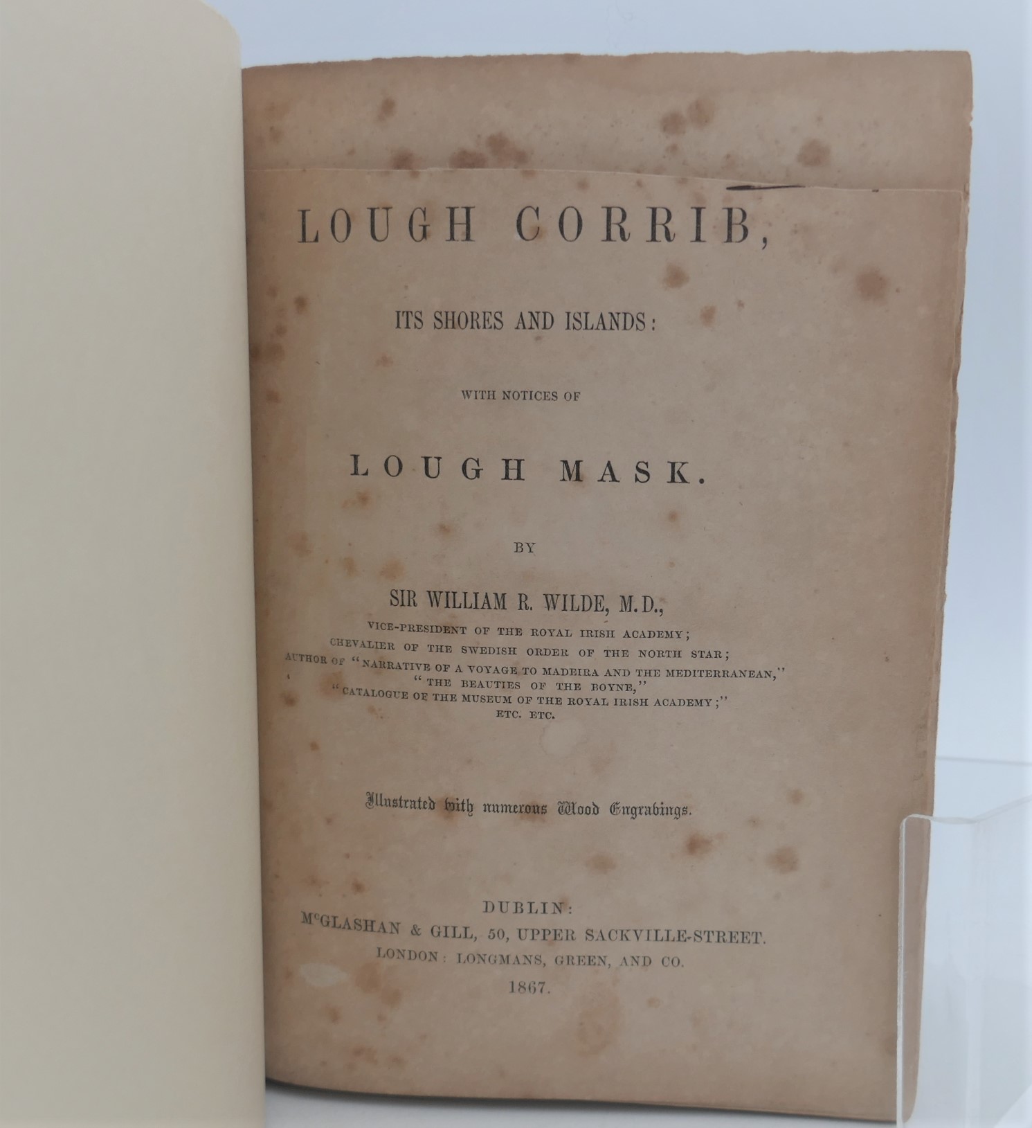 Lough Corrib. Its Shores and Islands. First Edition (1867) - Image 2