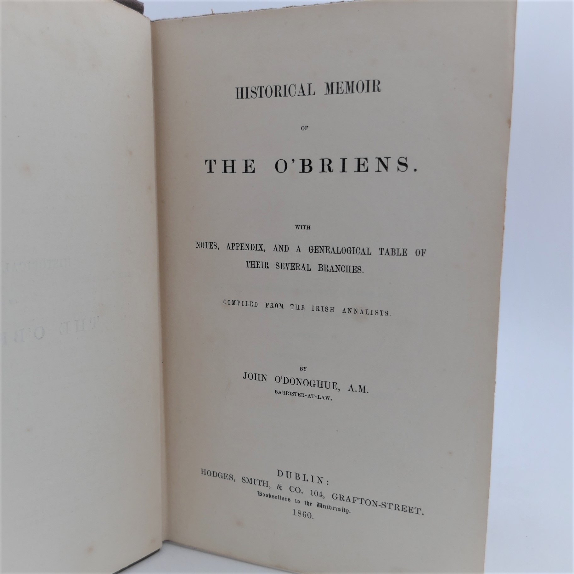 Historical Memoir of the O'Briens (1860) - Image 2