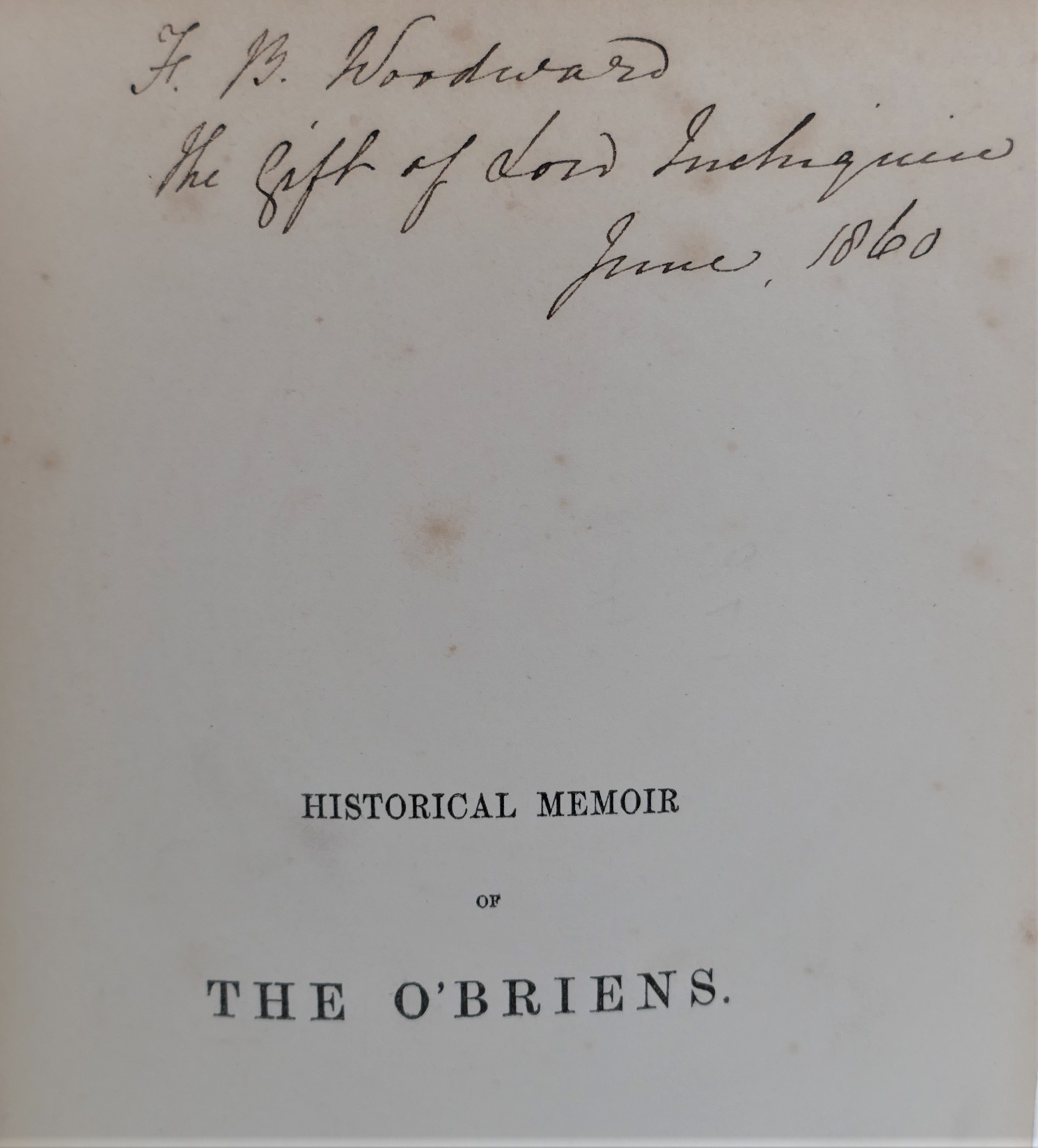 Historical Memoir of the O'Briens (1860) - Image 3