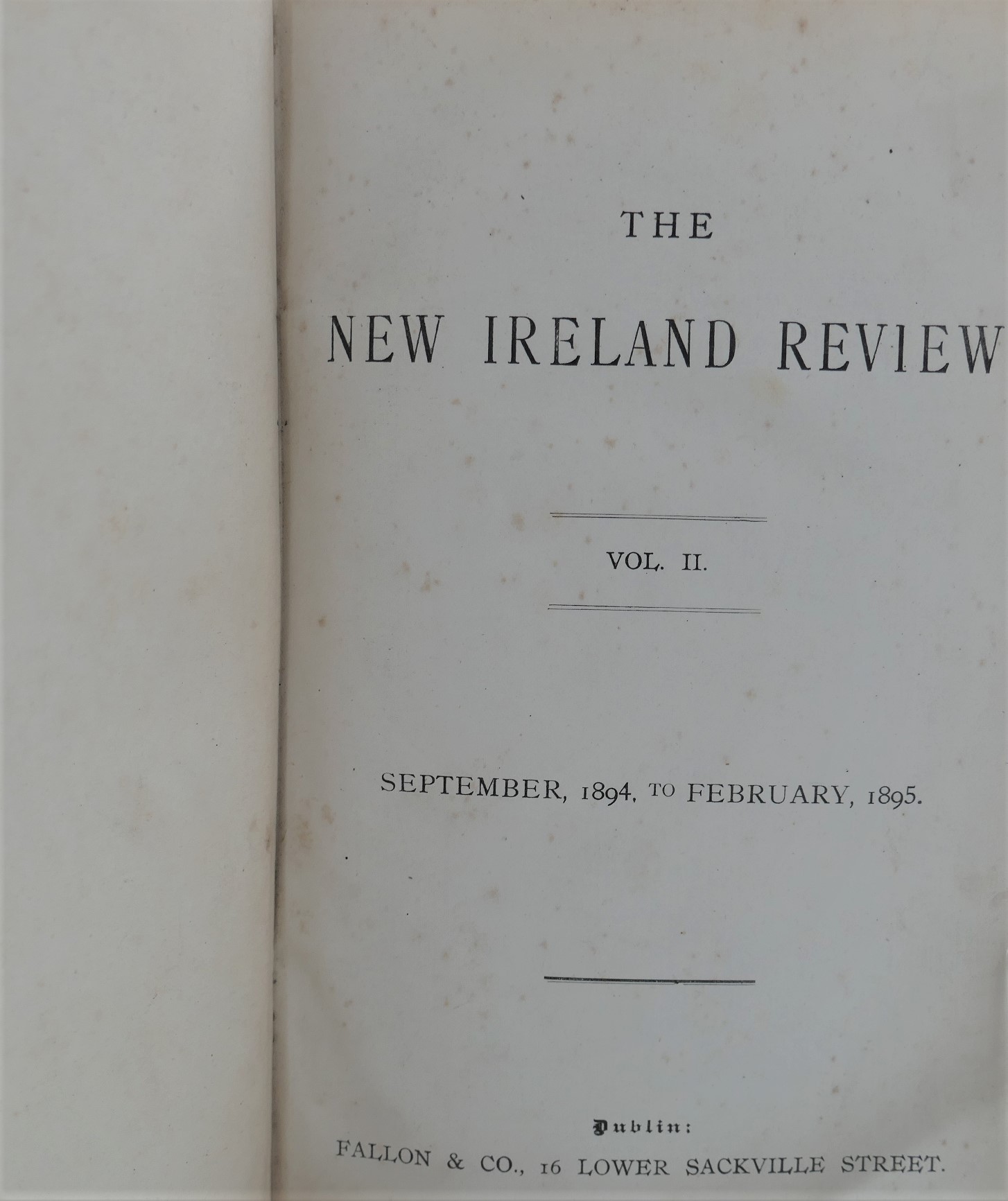 The New Ireland Review: January 1894 to March 1895 - Image 4