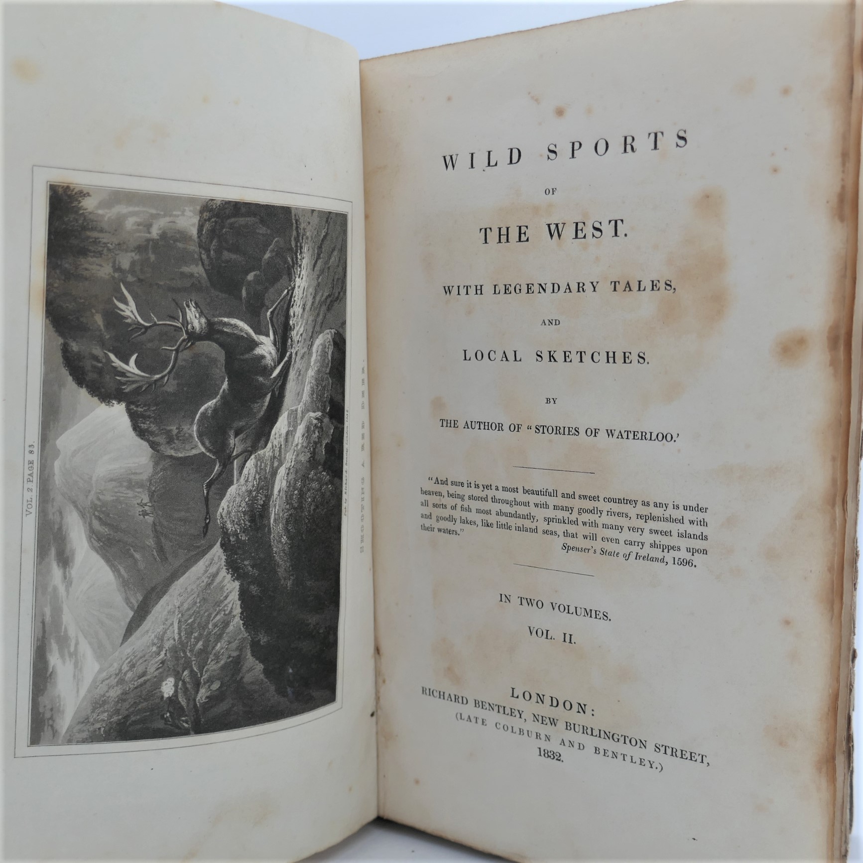Wild Sports of the West. With Legendary Tales & Sketches (1832) - Image 3