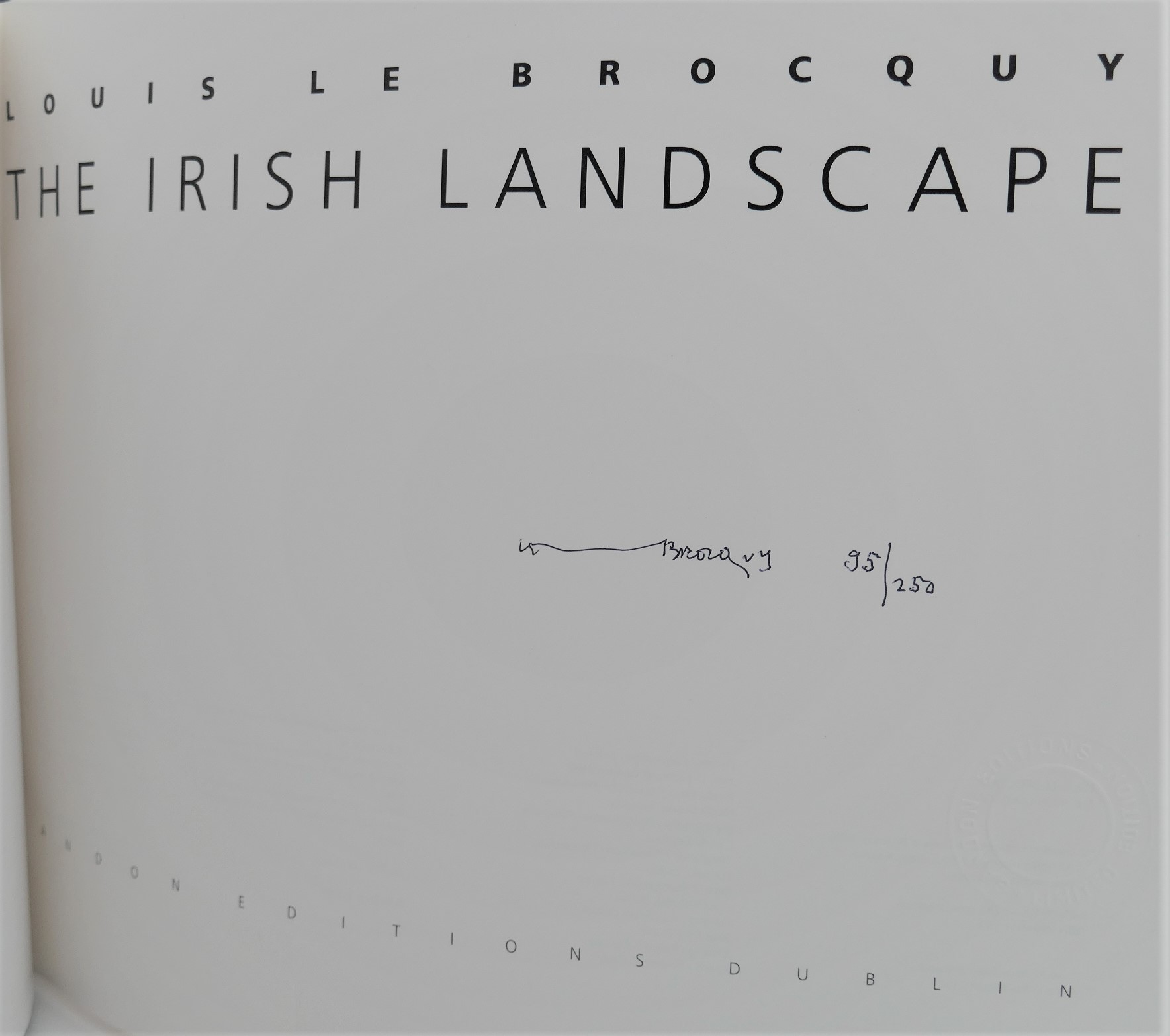 The Irish Landscape. Limited Signed Edition (1992) - Image 3