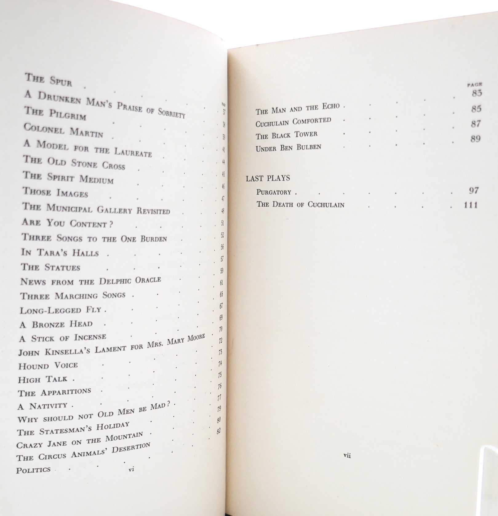 Last Poems and Plays. First American Edition (1940) - Image 4