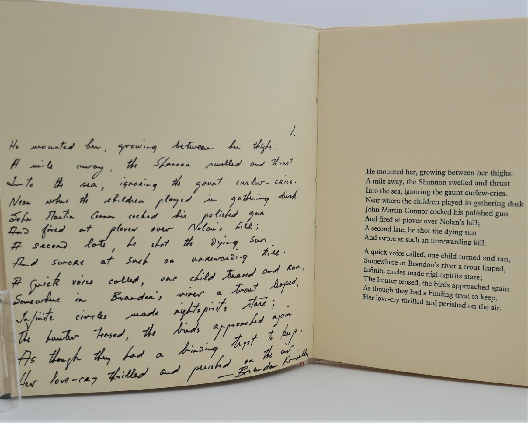 Love Cry. With Manuscript Poem (1972) - Image 3