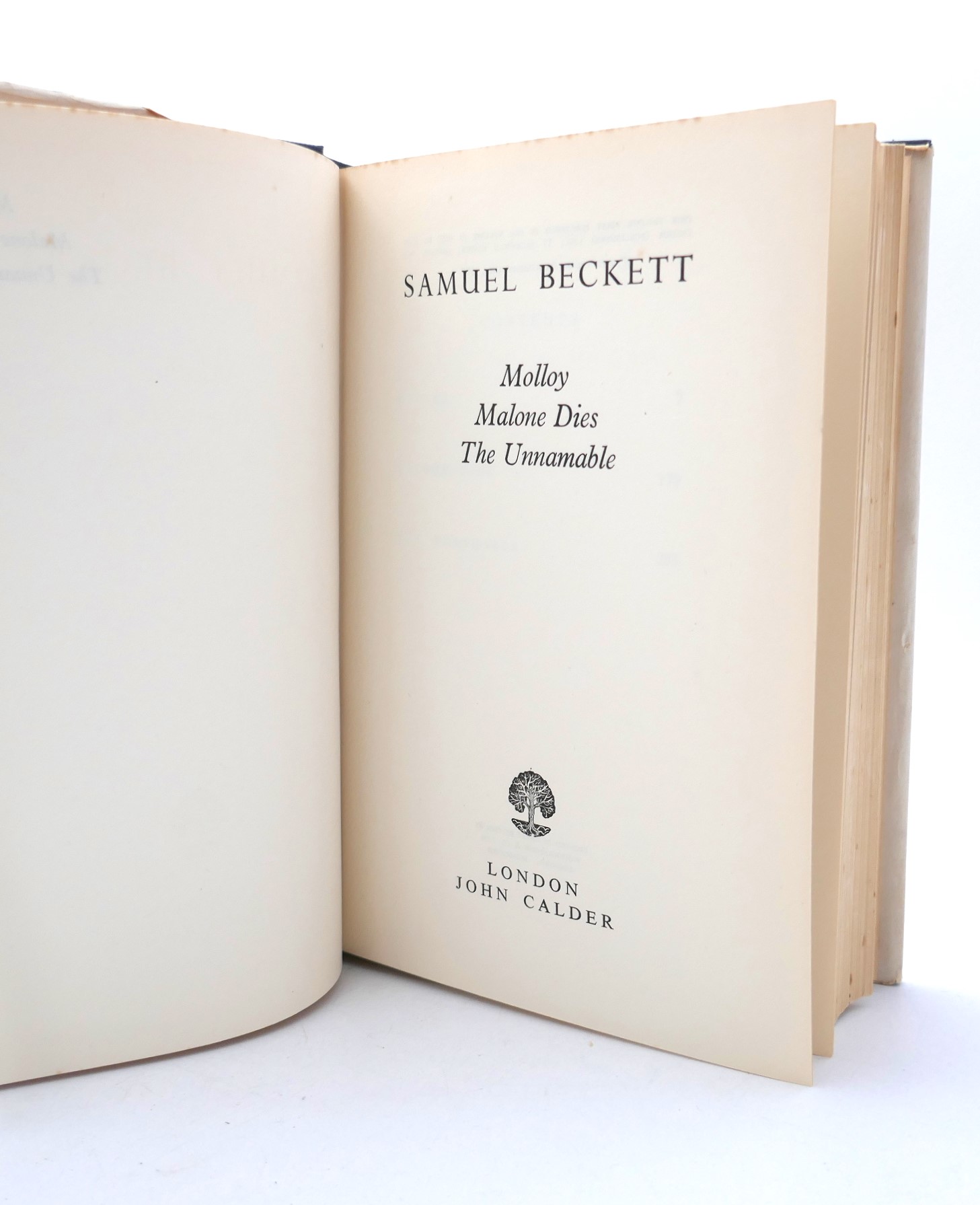 Three Novels of Samuel Beckett (1959) - Image 2