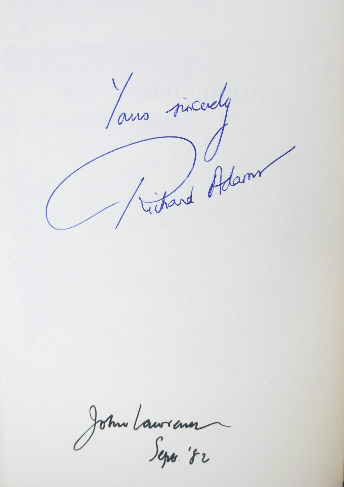Watership Down. Illustrated Edition. Signed Copy (1976) - Image 8