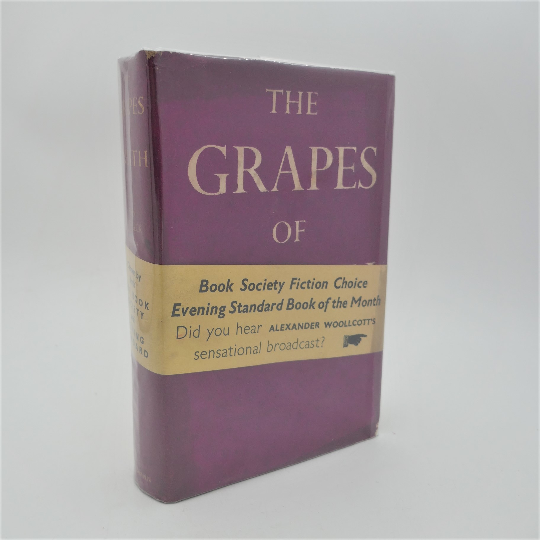 The Grapes of Wrath. First UK Edition (1939)