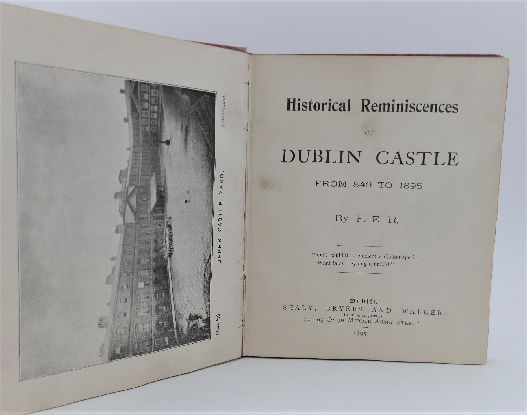 Historical Reminiscences of Dublin Castle From 849 to 1895 - Image 2