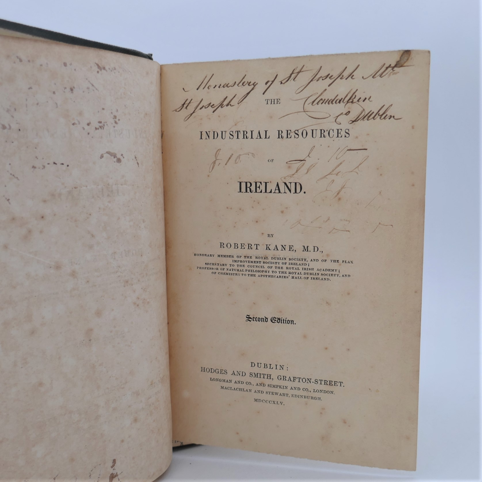 The Industrial Resources of Ireland. Second Edition (1845) - Image 2